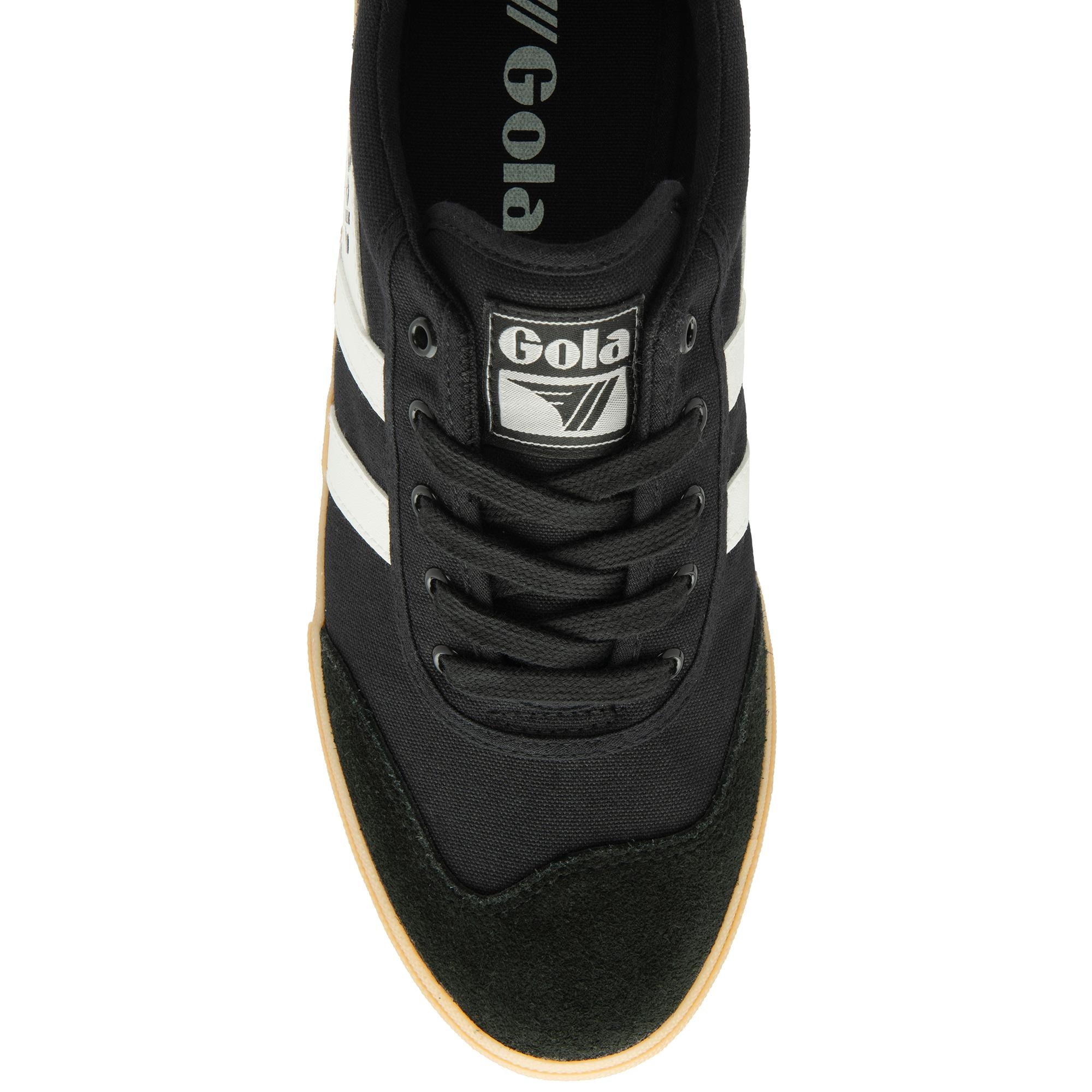 Gola Men's Badminton Shoes - Lightweight & Breathable Black Sports Shoes for Indoor & Outdoor Play - Perfect for Badminton, Tennis, and Casual Wear