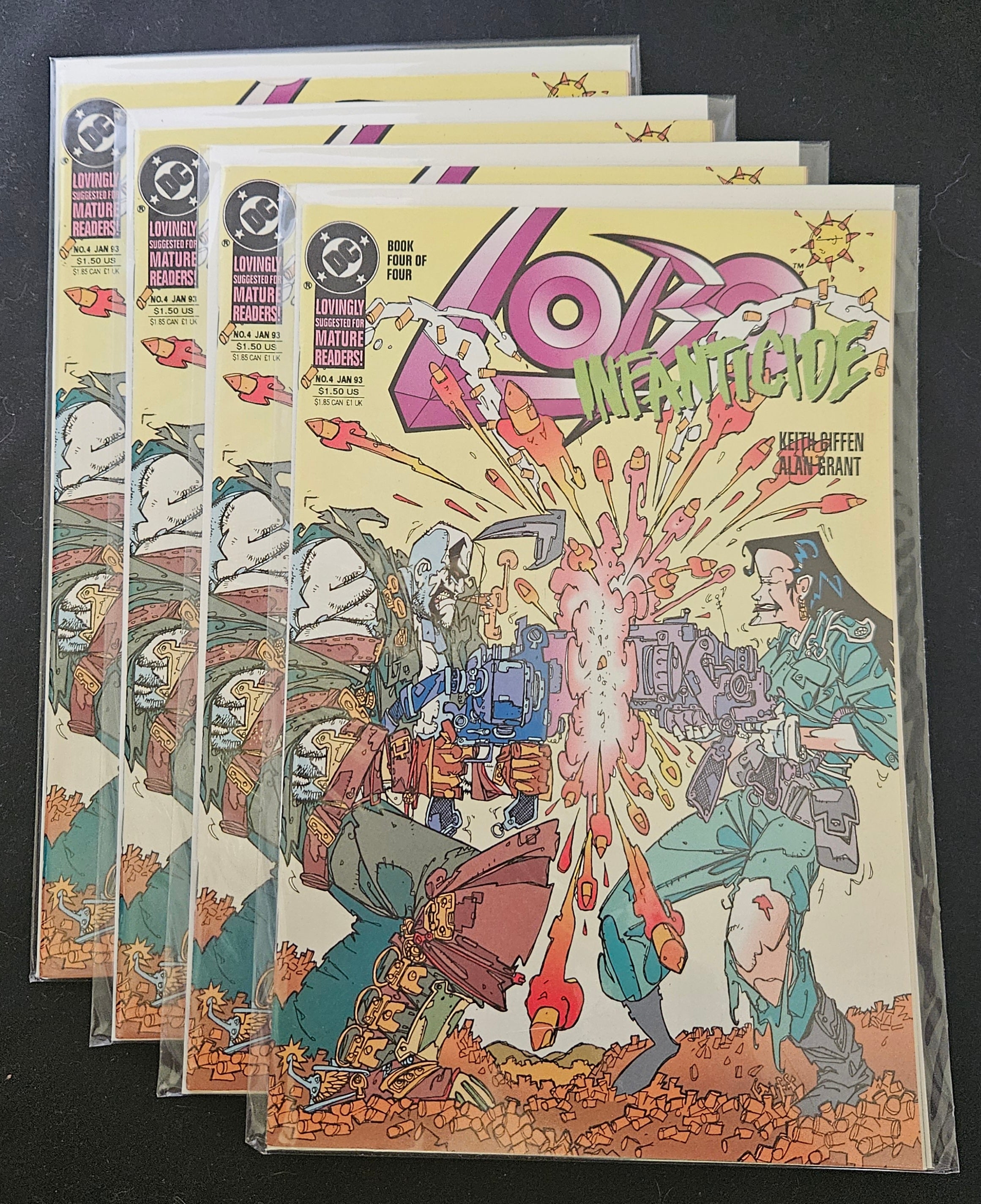 Lobo: Infanticide - Book 4 of 4 | DC Comics 1993 | Collectible Graphic Novel for DC Fans & Comic Book Enthusiasts