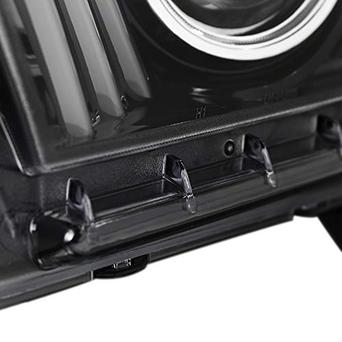 2010-2014 Mustang Clear Lens LED Headlights with Glossy Black Bezel, DRL & Sequential Turn Signals - Upgrade Your Ride for Daytime Visibility & Nighttime Style (Perfect for Street Driving, Car Shows & Night Cruising)