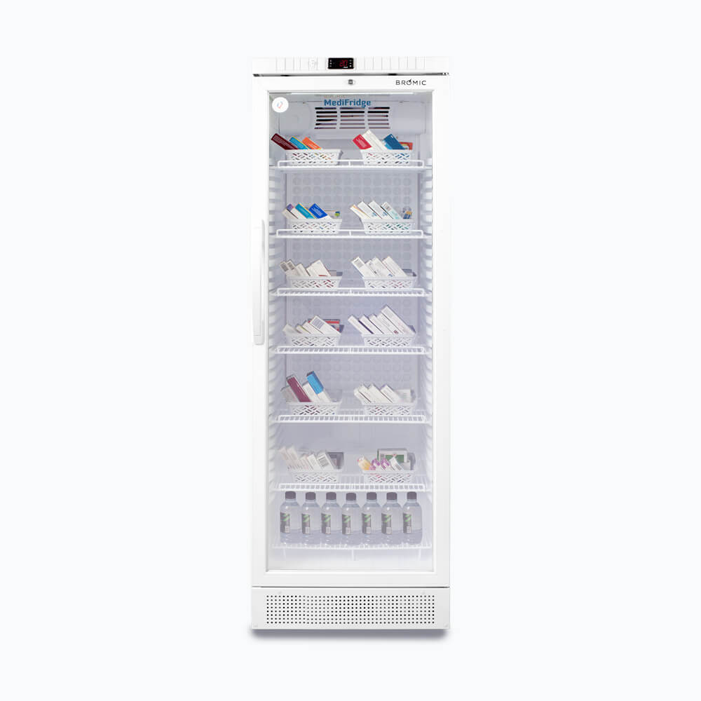 Bromic MediFridgeTM 374L Medical Refrigerator - Commercial Grade Display Chiller for Pharmacies, Hospitals & Laboratories - Perfect for Vaccine Storage & Medication Preservation