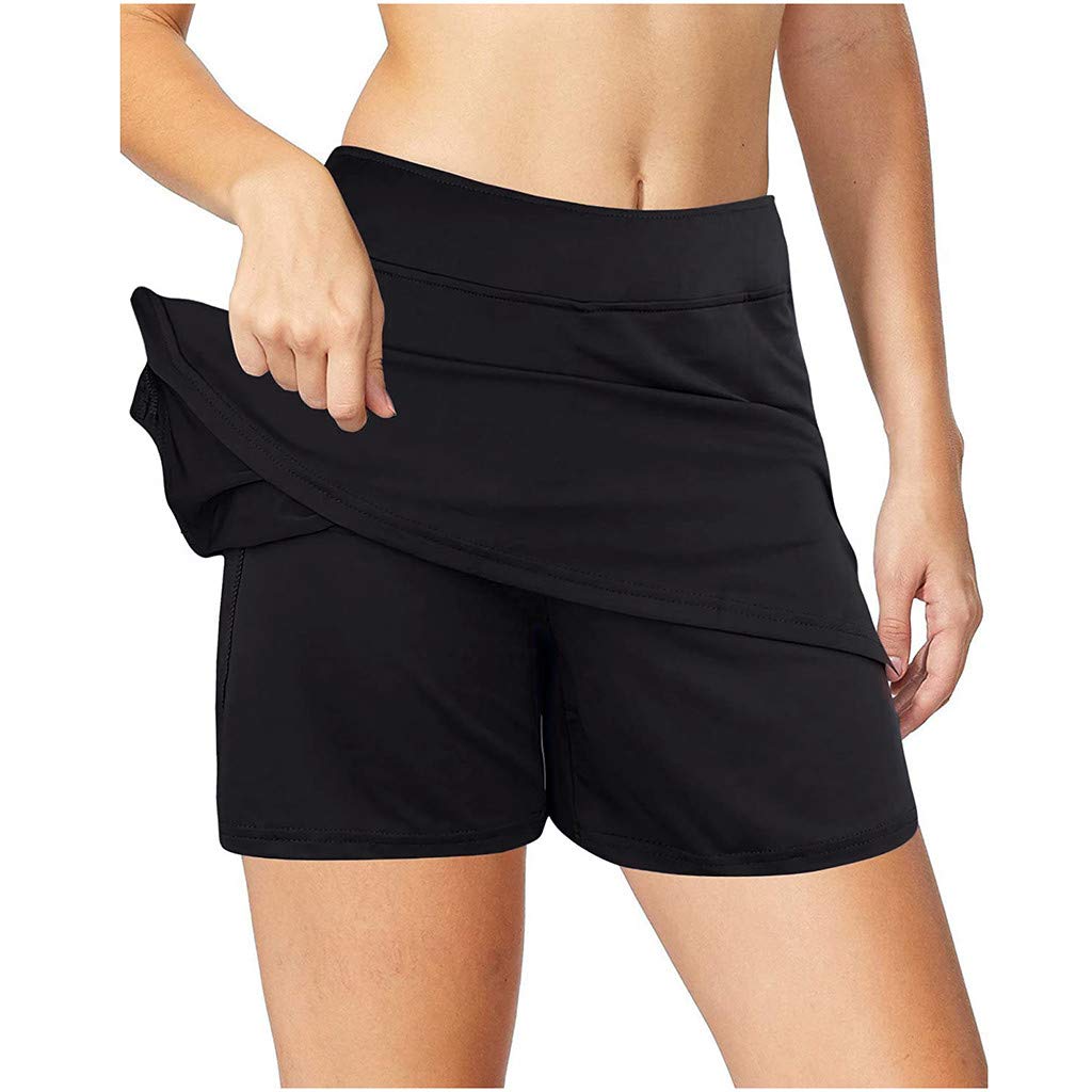 BBLULU Women's 2-in-1 High Waisted Workout Shorts with Pockets - Tummy Control Running, Yoga & Gym Athletic Shorts - Perfect for Jogging, Fitness Training & Active Lifestyle