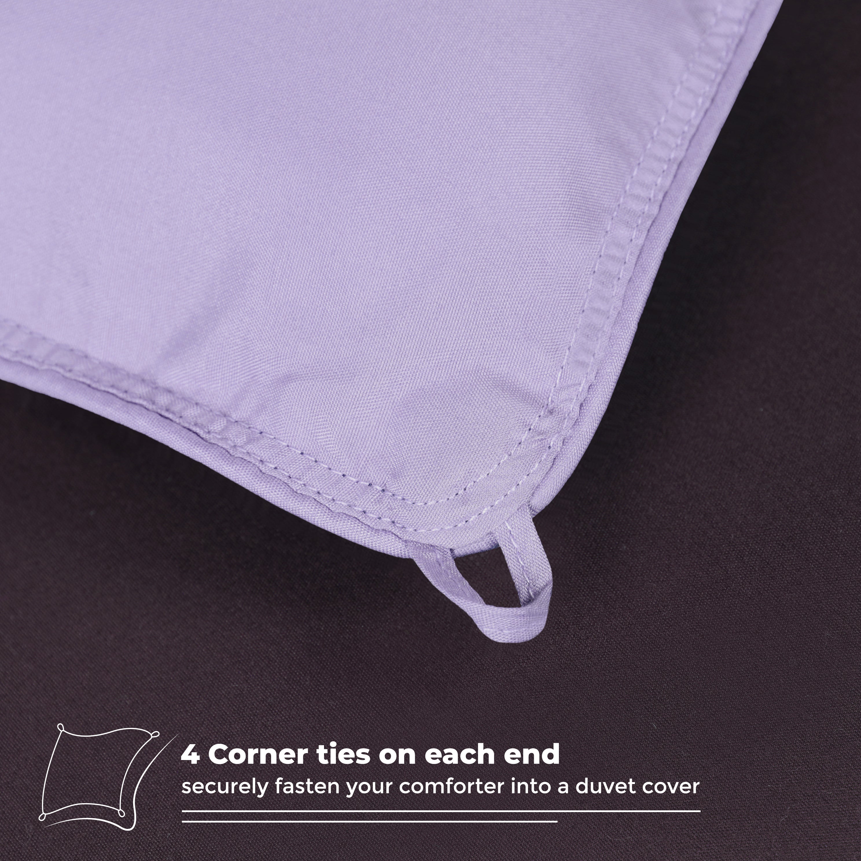Luxury Brushed Microfiber Reversible Comforter Set - Ultra Soft Bedding for All Seasons - Perfect for Master Bedroom, Guest Room & Dormitory