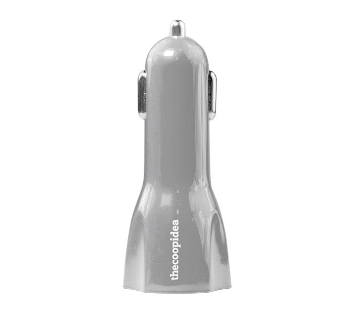 Thecoopidea Trumpet Dual USB Car Charger 3.6A Fast Charging - Perfect for Road Trips & Daily Commutes