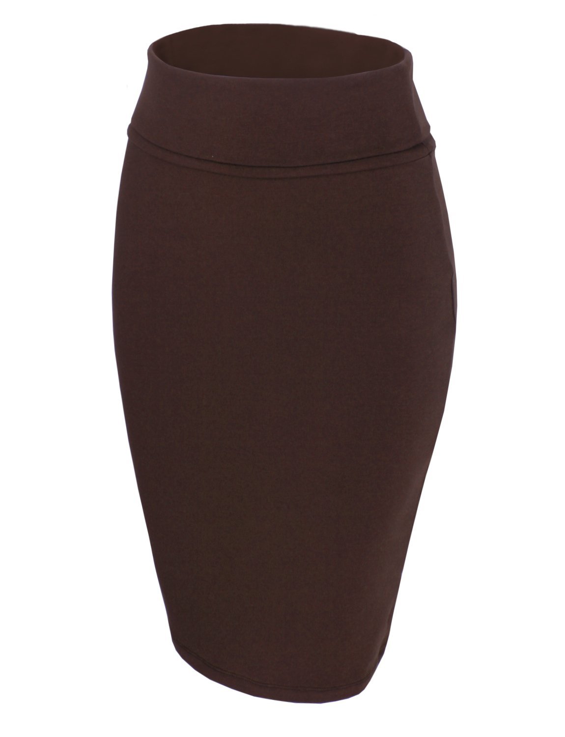 TAM WARE Women's Convertible Knee-Length Pencil Skirt - Stretchy Casual Work Skirt for Office, Business, and Everyday Wear