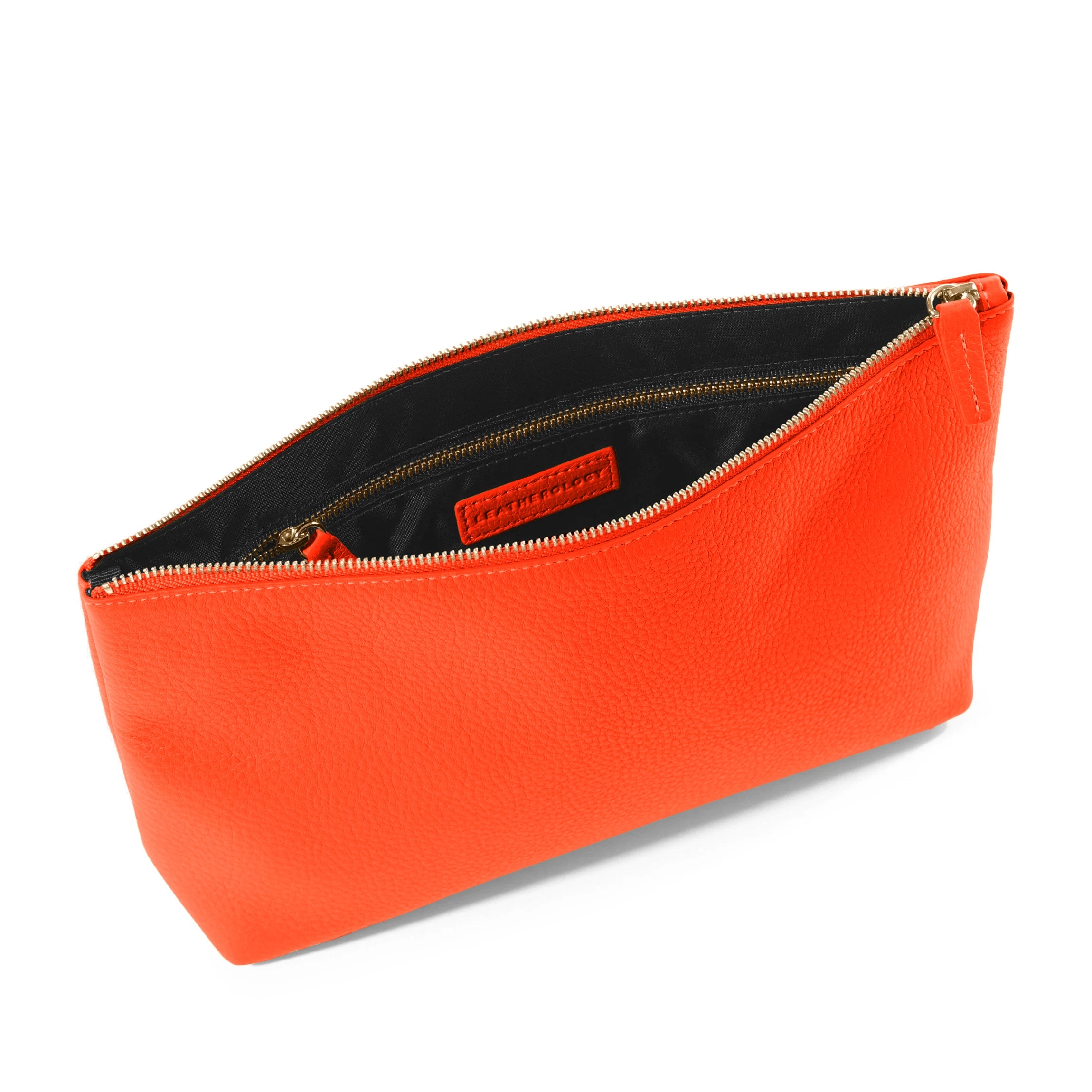 Large Clementine Accessories Pouch - Perfect for Travel, Makeup, Jewelry & Organizing Small Essentials