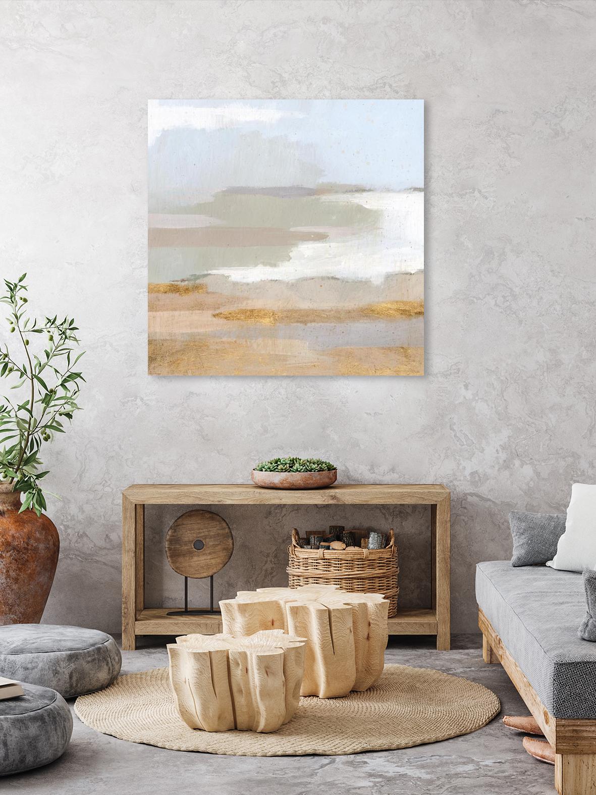 Abstract Coastland II Wall Art - Modern Canvas Painting for Home & Office Decor | Perfect for Living Room, Bedroom, or Workspace