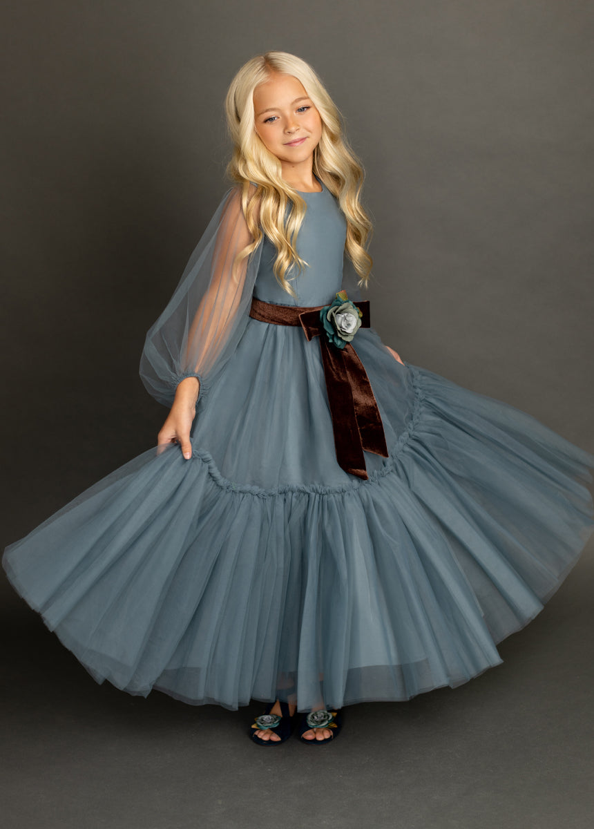 Elegant Tianna Dress in Deep Teal - Women's Formal Evening Gown for Weddings, Parties & Special Occasions