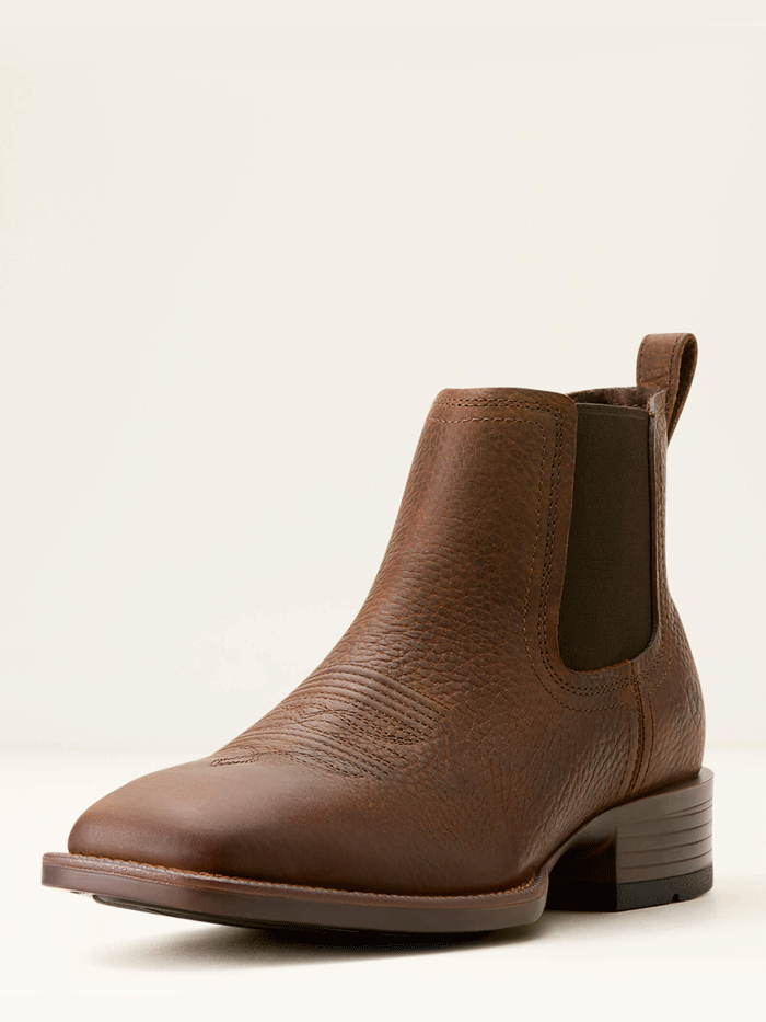 Ariat Men's Booker Ultra Western Boot - Brown Oiled Rowdy Cowboy Boots for Riding, Work & Country Style Fashion