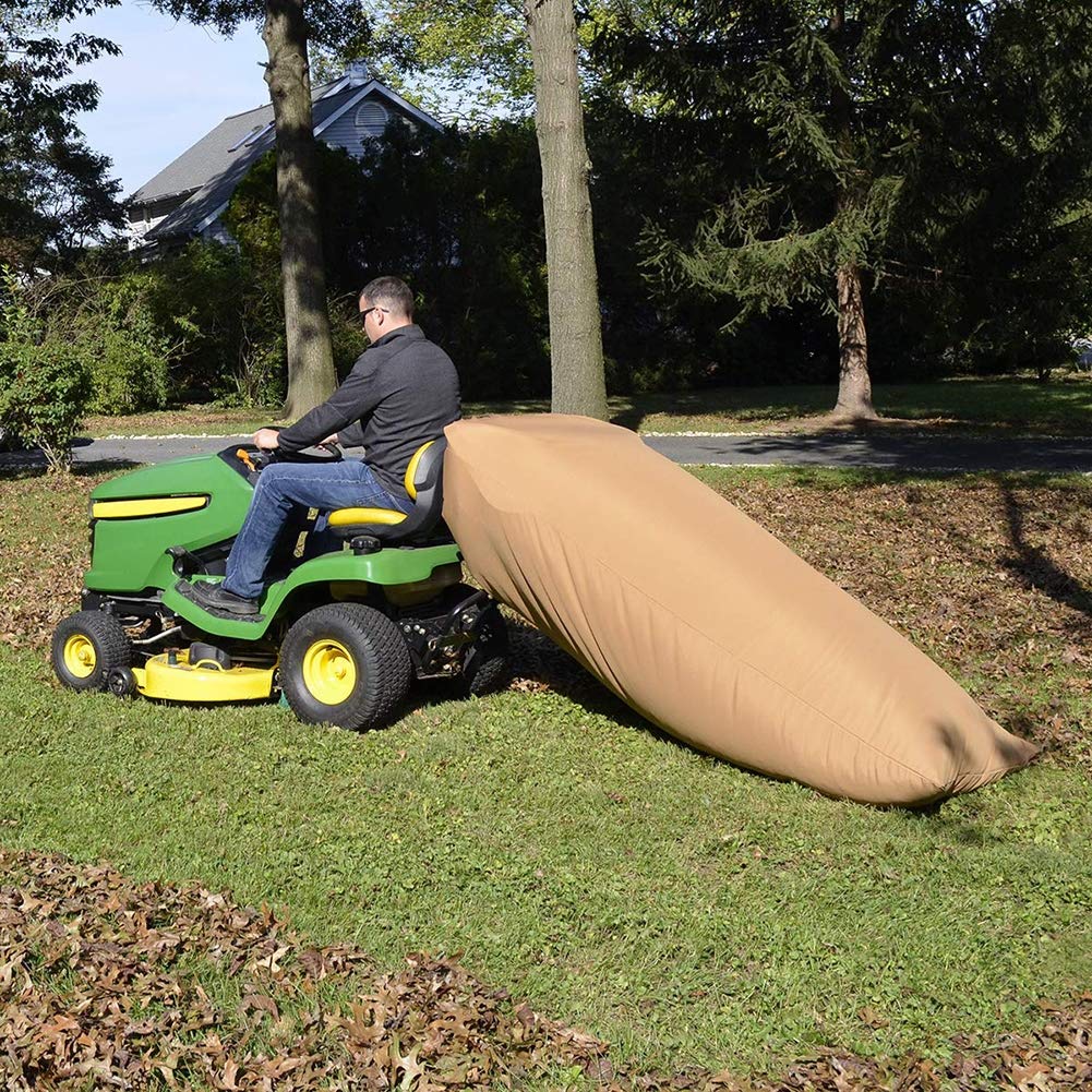 Large Capacity Reusable Garden Riding Mower Leaf Bag - Durable Tearproof Lawn Tractor Waste Bag for Grass Clippings & Yard Debris | Perfect for Fall Cleanup, Lawn Maintenance & Landscaping