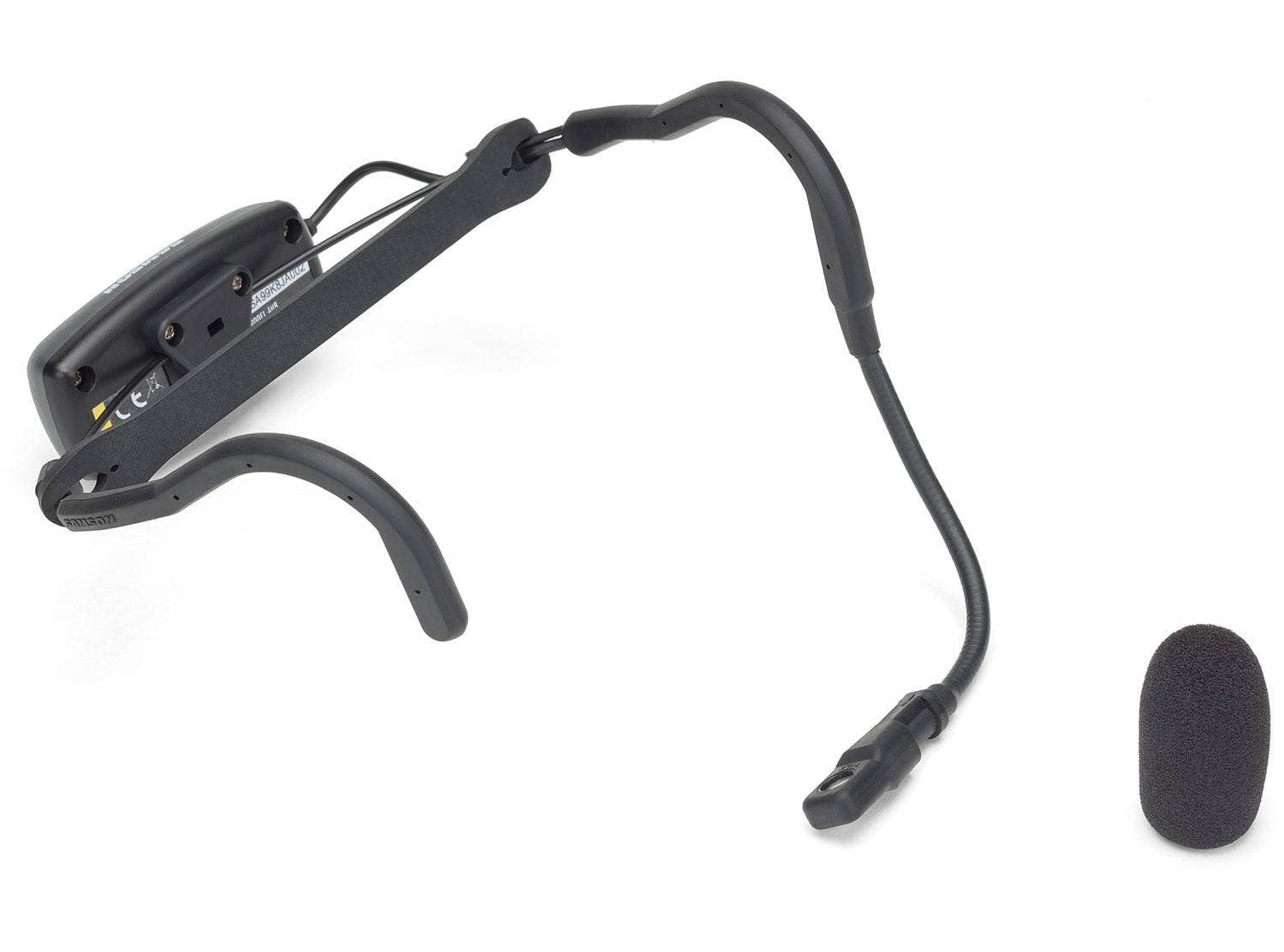 Samson Airline 99m Wireless Fitness Headset System - 542–566 MHz (D-Band) - Black - Perfect for Gym Workouts, Group Fitness Classes & Personal Training