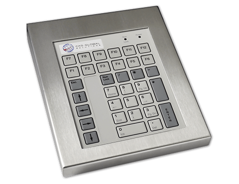 CKS 42 Series Mountable Industrial Compact Keyboard - Waterproof & Durable Mechanical Keypad for Harsh Environments | Perfect for Factory, Warehouse & Outdoor Use