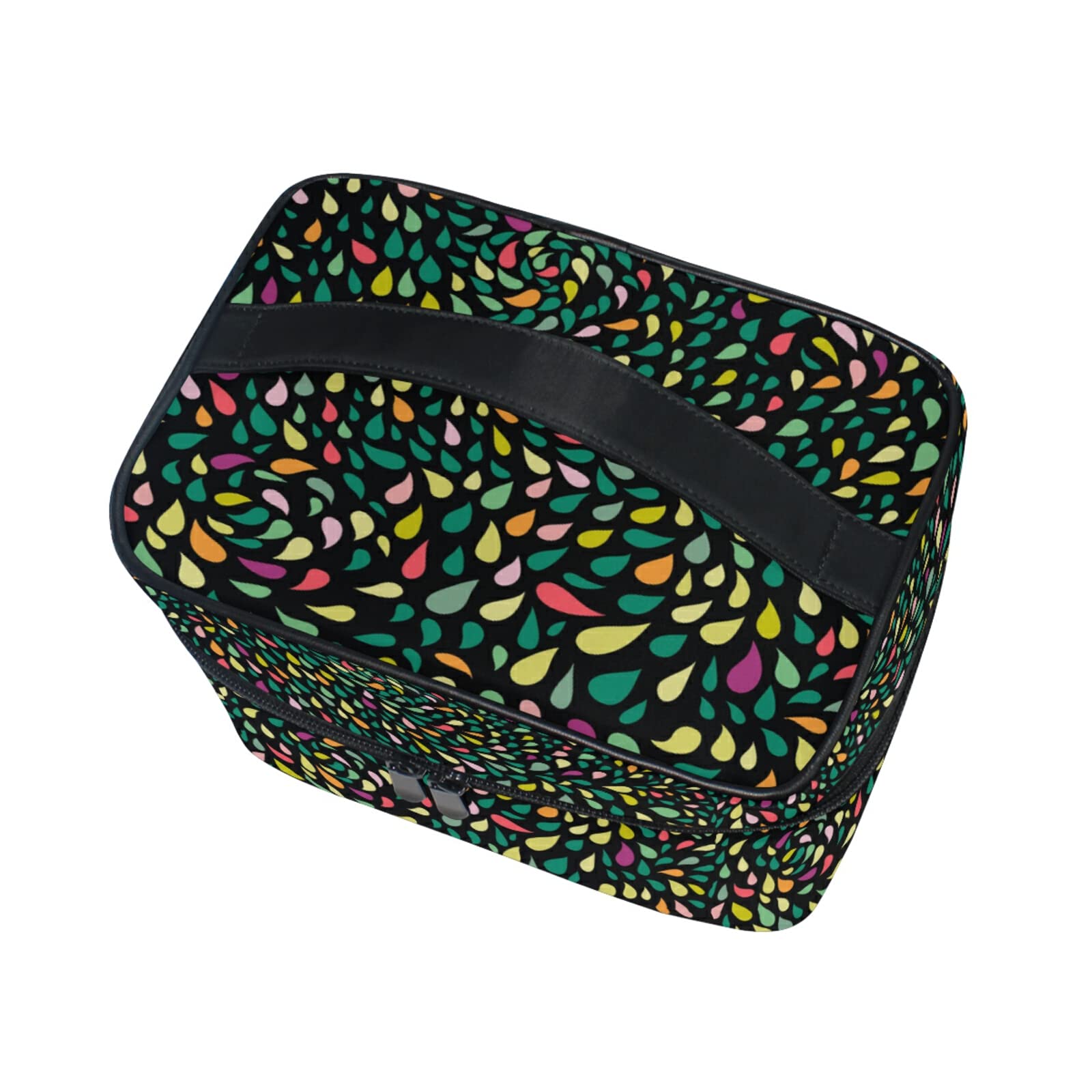 Polka Dot Waterproof Makeup Bag for Women - Travel Cosmetic Organizer with Toiletry Case - Perfect for Travel, Gym & Daily Essentials Storage