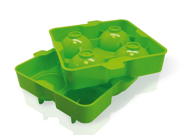 55mm Ice Ball Mold - Premium Silicone Ice Ball Maker for Whiskey, Cocktails & Chilling Drinks - Perfect for Home Bars & Parties