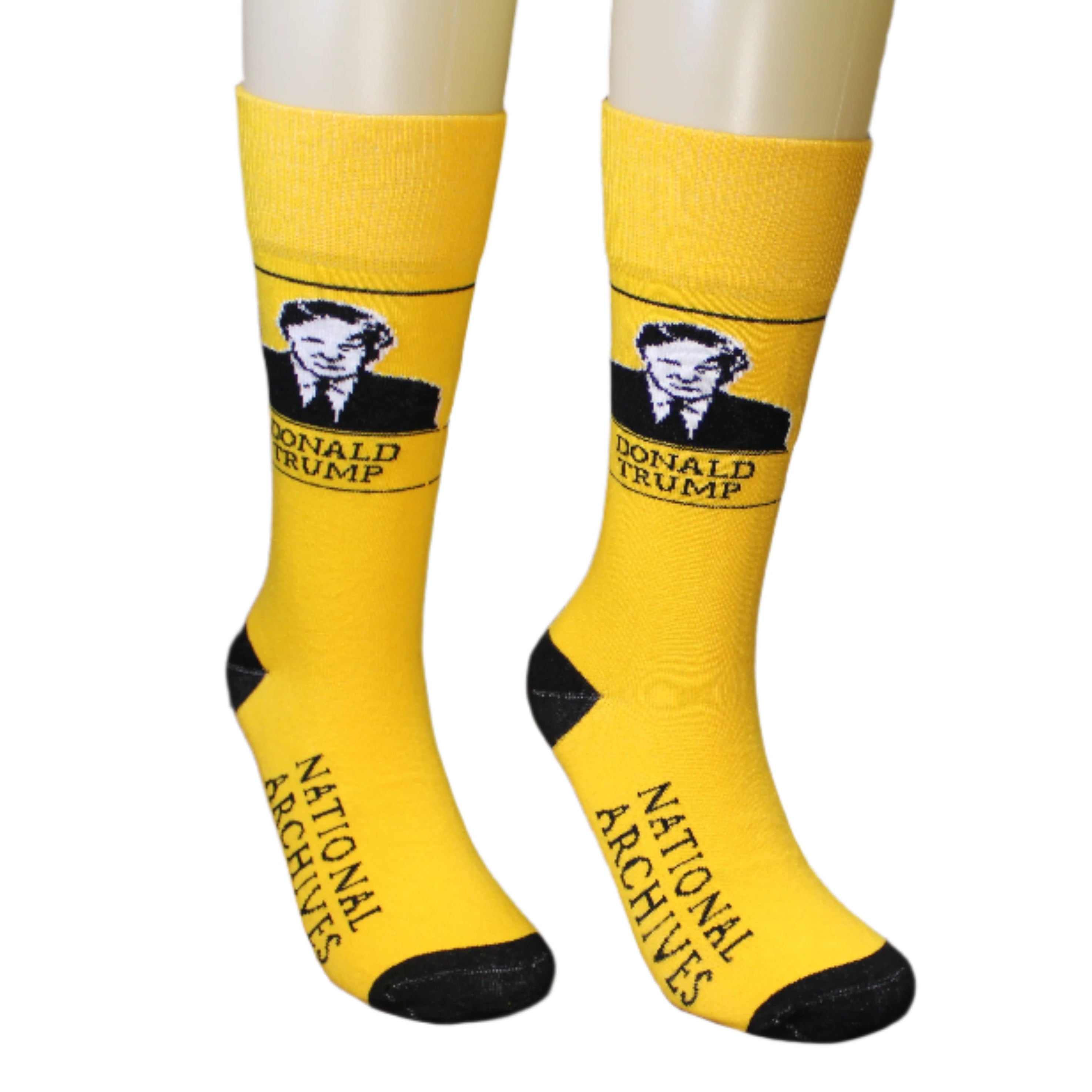 Donald Trump Crew Socks - Patriotic American Flag Socks for Men & Women - Funny Political Gift & Novelty Socks for Trump Supporters - Perfect for Election Day, Political Rallies & Conservative Events