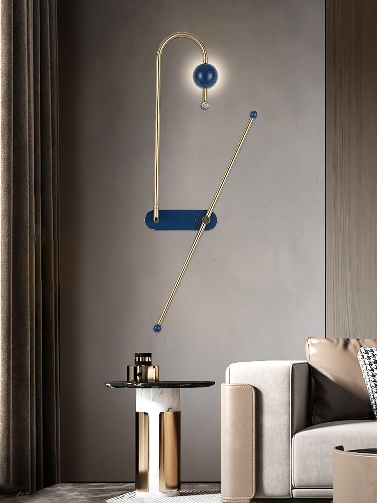 Modern LED Wall Sconce Light - Energy Efficient Plug-in Wall Lamp for Bedroom, Living Room, and Hallway Lighting - Perfect for Ambient and Accent Lighting