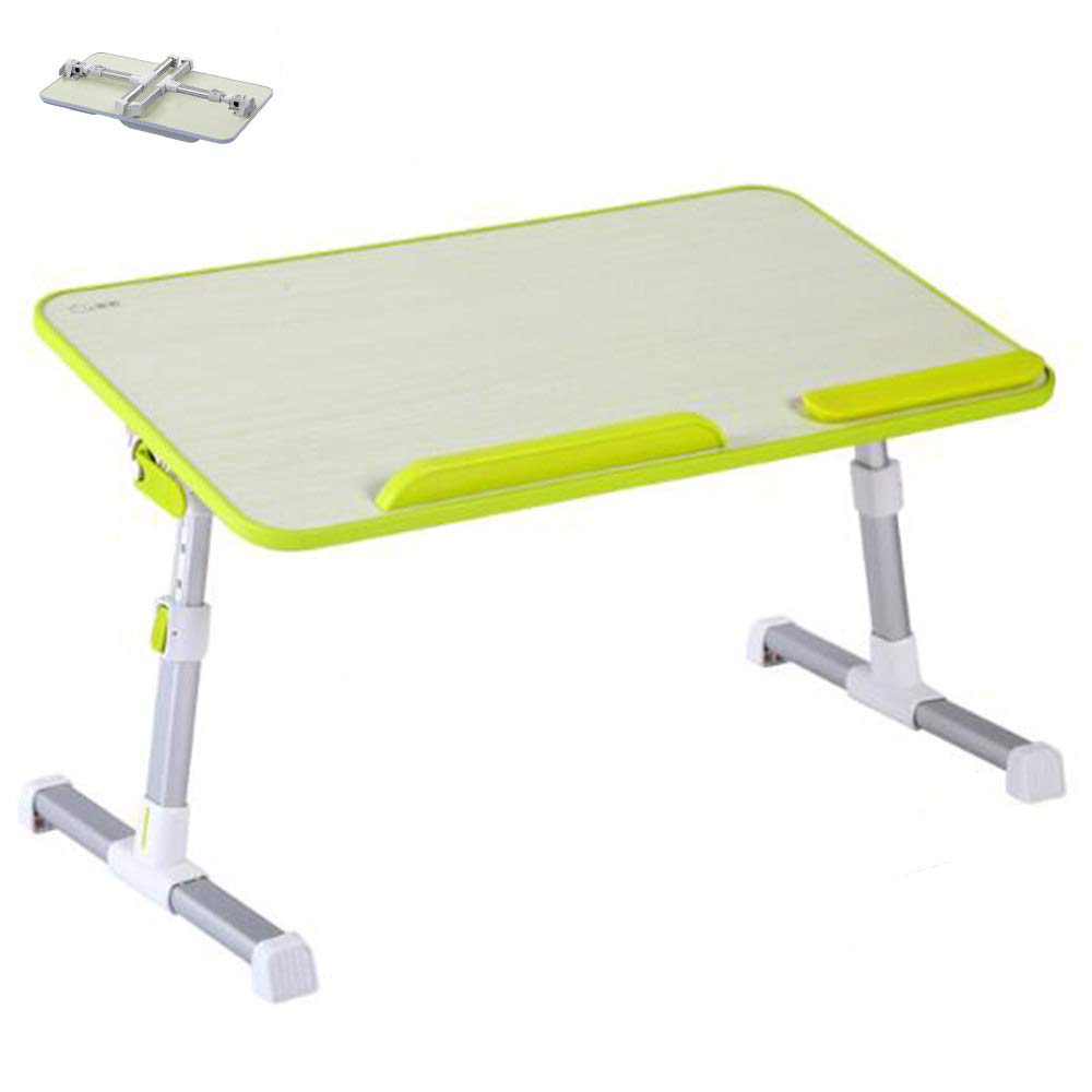 Adjustable Laptop Stand for Desk - Portable Foldable Laptop Riser for Bed, Sofa & Office - Ergonomic Standing Desk Converter - Multi-Purpose Breakfast Tray for Reading, Painting & Working (Perfect for Home, Office & Travel Use)
