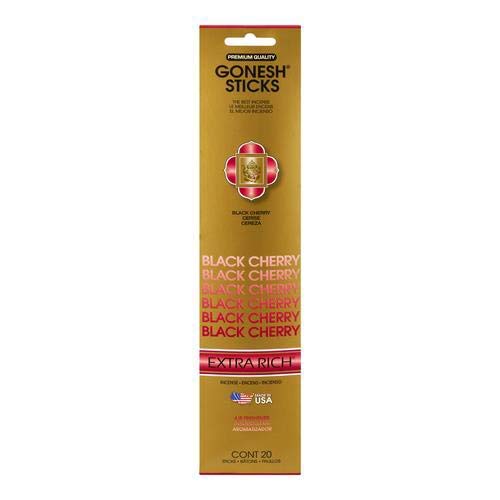 Premium Black Cherry Incense Sticks - Pack of 4 | Long-Lasting Aromatic Sticks for Meditation, Yoga, Relaxation & Home Fragrance