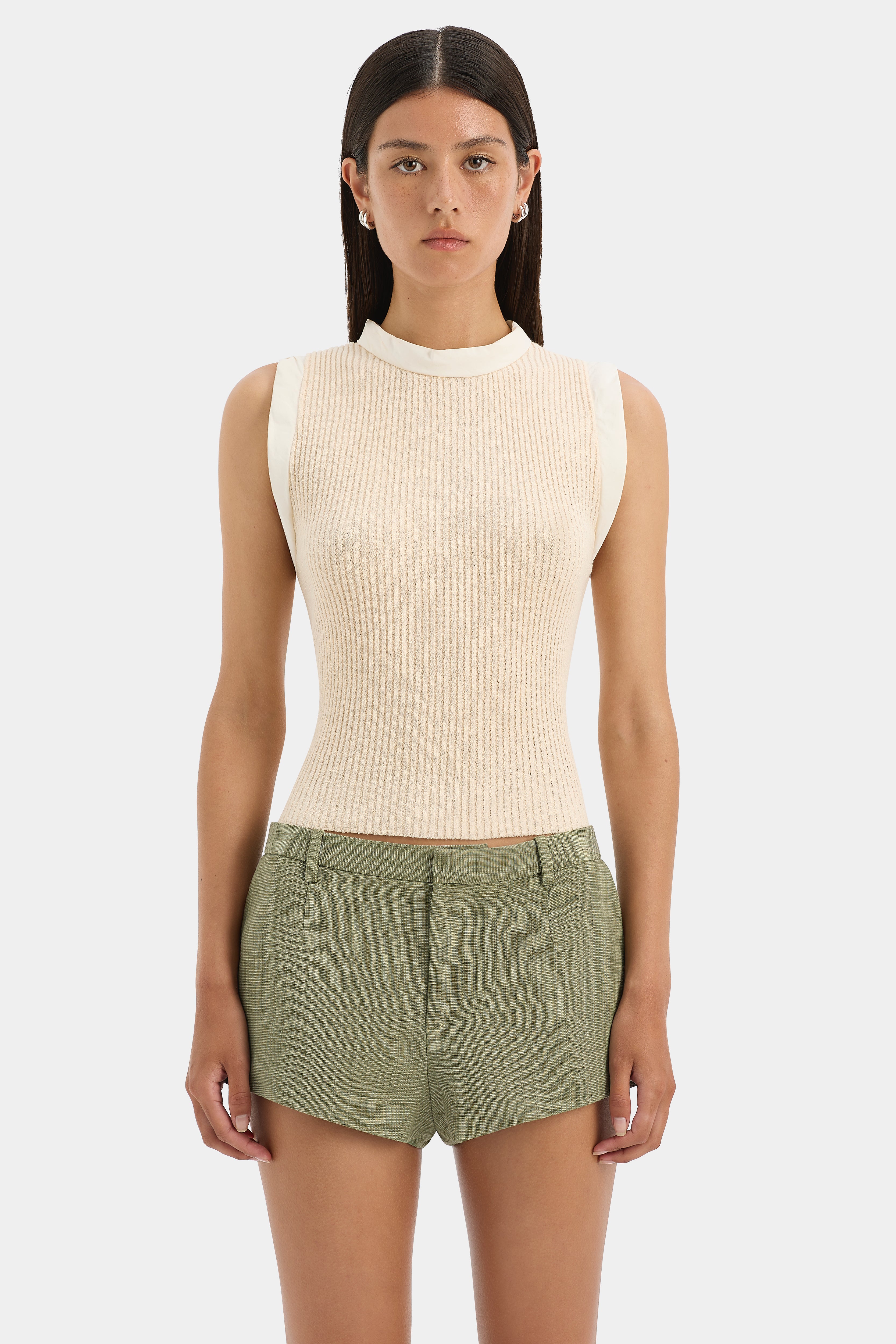 Women's Petal Knit Top in Peach - Soft & Comfortable Casual Blouse for Everyday Wear