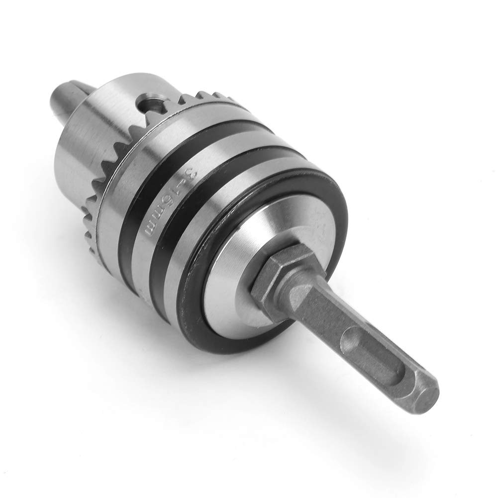 **3-16mm 1/2-20UNF Key-Type Drill Chuck with Anti-Thrust Bearing – Heavy-Duty Precision Chuck for Drilling, Milling, and Woodworking**