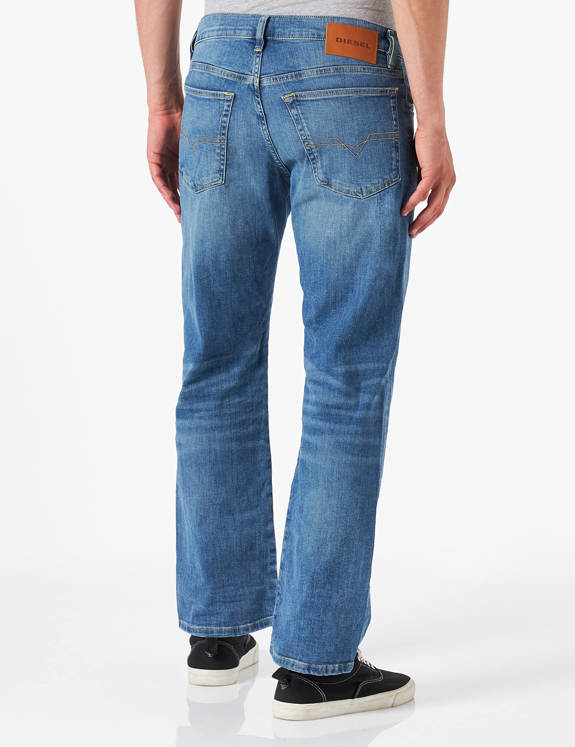 Diesel Men's D-Mihtry Slim Fit Stretch Denim Jeans - Comfortable & Stylish for Casual Wear, Work, and Night Out