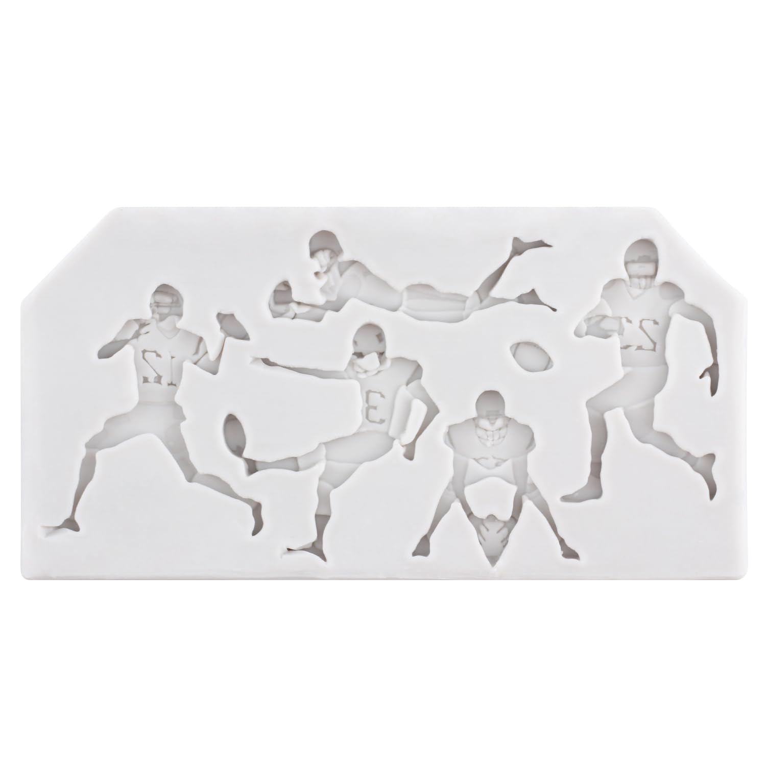 Premium Silicone Ball Molds Set of 3 - Rugby Football & Helmet Cake Decorating Molds for Chocolate, Fondant, Gum Paste, Polymer Clay - Perfect for Sports Themed Cupcake Toppers, Candy Making, and DIY Baking Projects