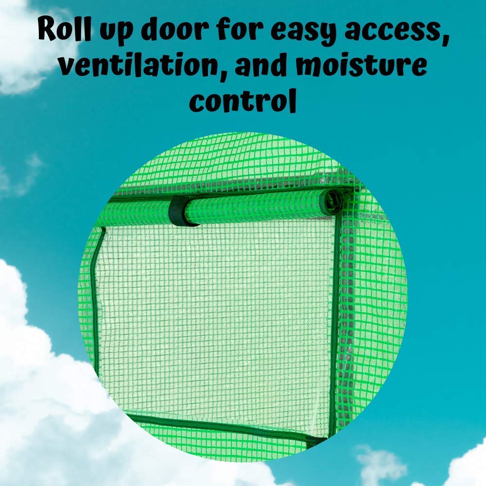 Ogrow PE Greenhouse Cloche Replacement Cover - Durable Plant Protection for Seedlings & Small Plants - Perfect for Garden, Balcony & Indoor Plant Care