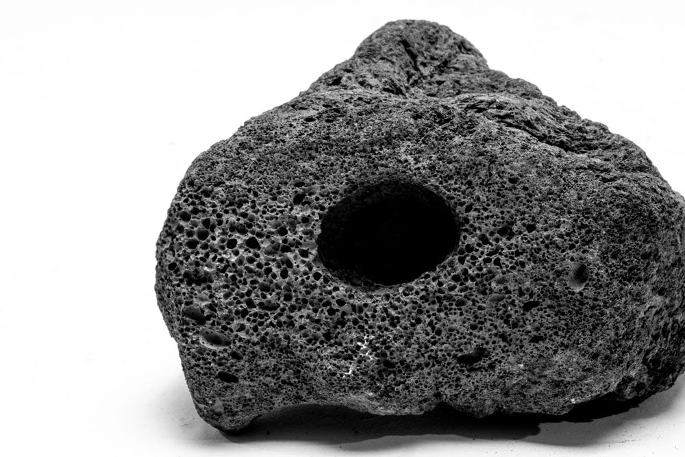 Premium Black Lava Rock Cave for Aquarium - Natural Hideout for Fish, Shrimp & Reptiles - Perfect for Terrariums, Fish Tanks & Reptile Habitats