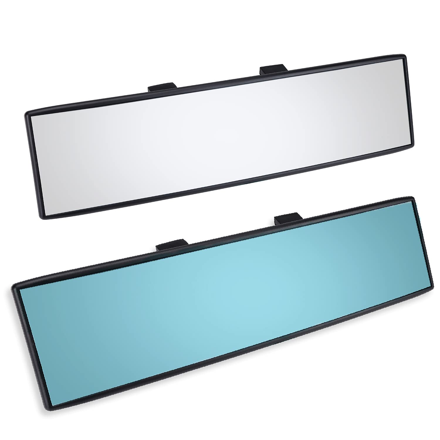 Verivue Universal 12-Inch Panoramic Rear View Mirror - Anti-Glare Wide Angle Car Mirror Accessory for Enhanced Visibility - Perfect for Baby Rear-Facing Seats, Cars & SUVs - Ideal for Night Driving and Blind Spot Reduction