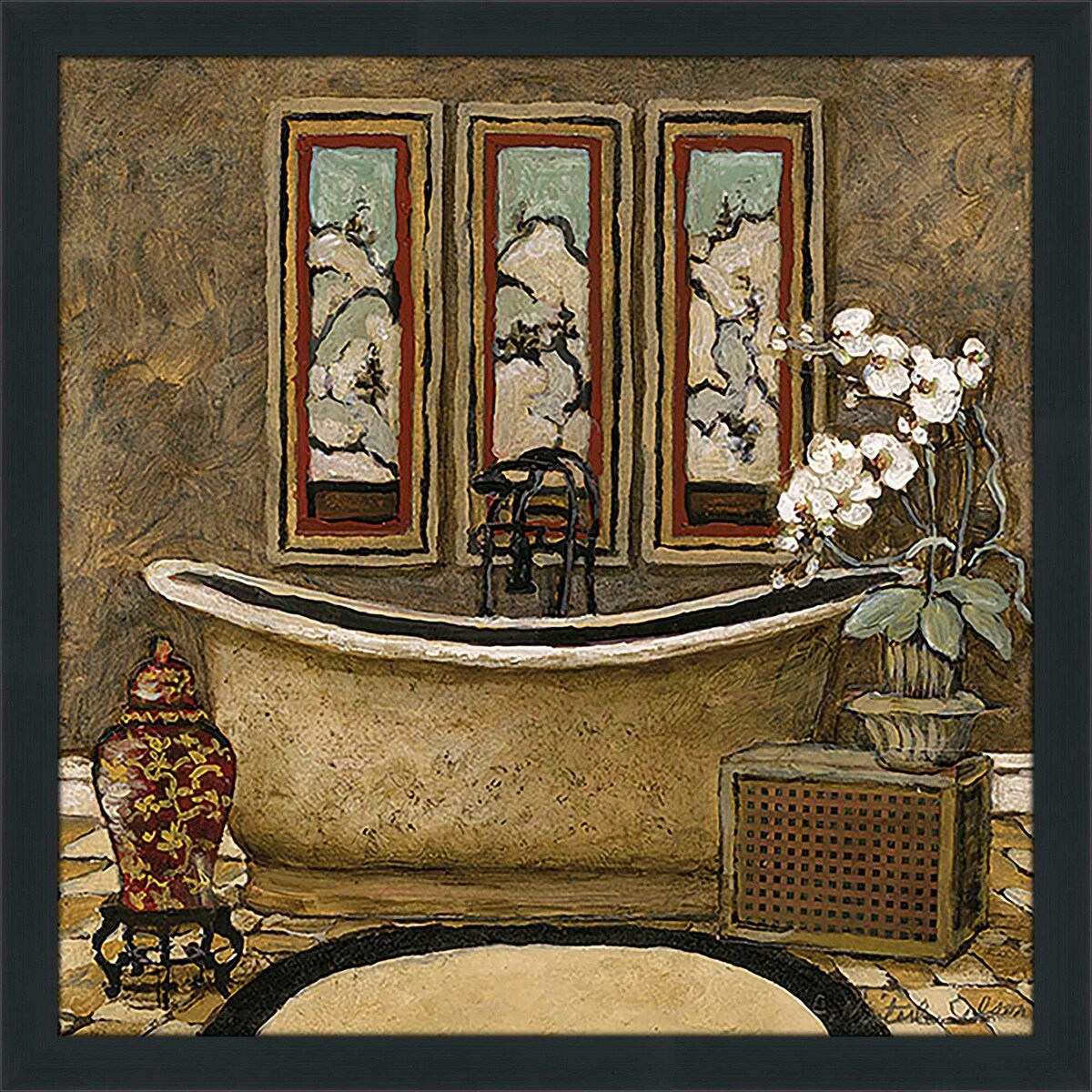 Asian Warmth II Acrylic Wall Art Print - Modern Home Decor for Living Room, Bedroom & Office