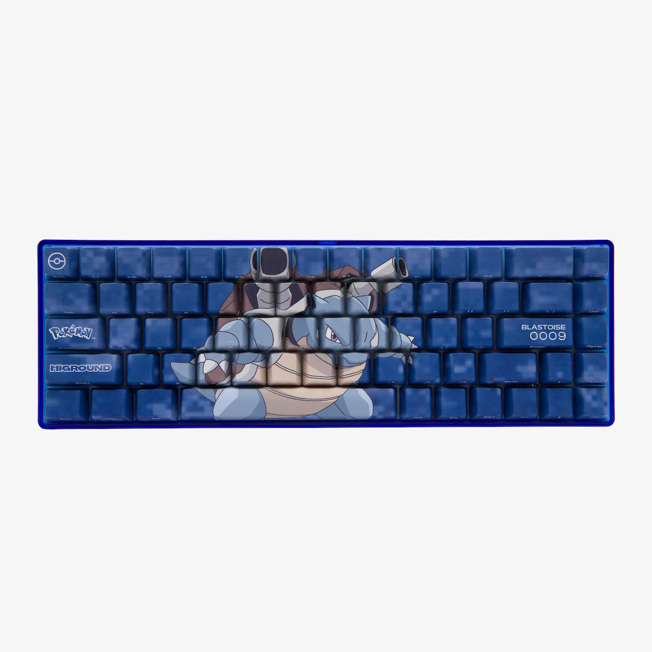 Pokémon + HG Basecamp 65HE Mechanical Keyboard - Blastoise Edition | Compact 65% Layout | Custom Gaming & Typing Keyboard for PC/Mac | Perfect for Esports, Office Work & Anime Fans