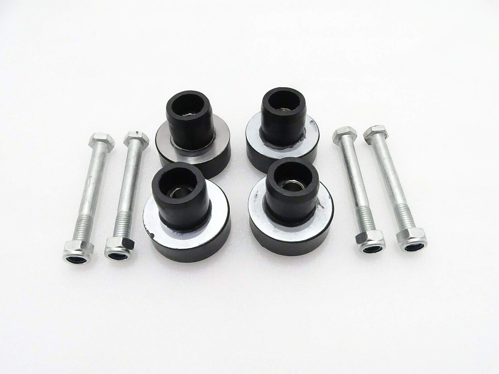 Royal Crusaders Heavy-Duty Engine Mounts, Nuts & Bolts Kit - Set of 4 Compatible with JCB Excavators & Loaders - Perfect for Construction Equipment Repairs & Maintenance