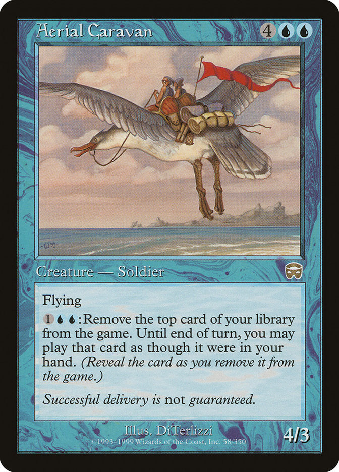 Aerial Caravan - Mercadian Masques MTG Card - Perfect for Magic: The Gathering Deck Building & Collectors | Fantasy Battle Game Accessory
