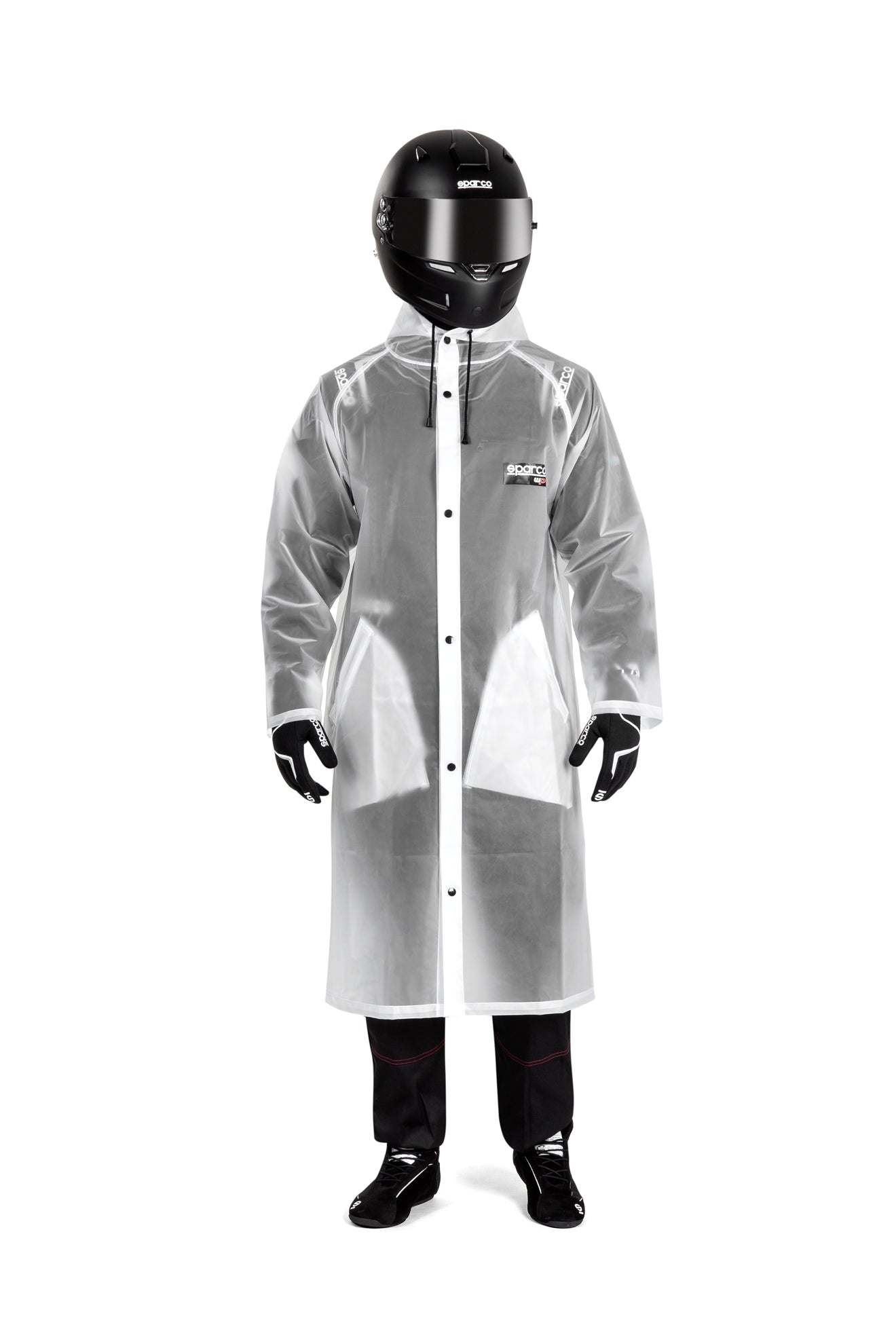Waterproof Rain Cloak for Adults - Sparco M1 Outdoor Rainwear for Hiking, Camping & Commuting