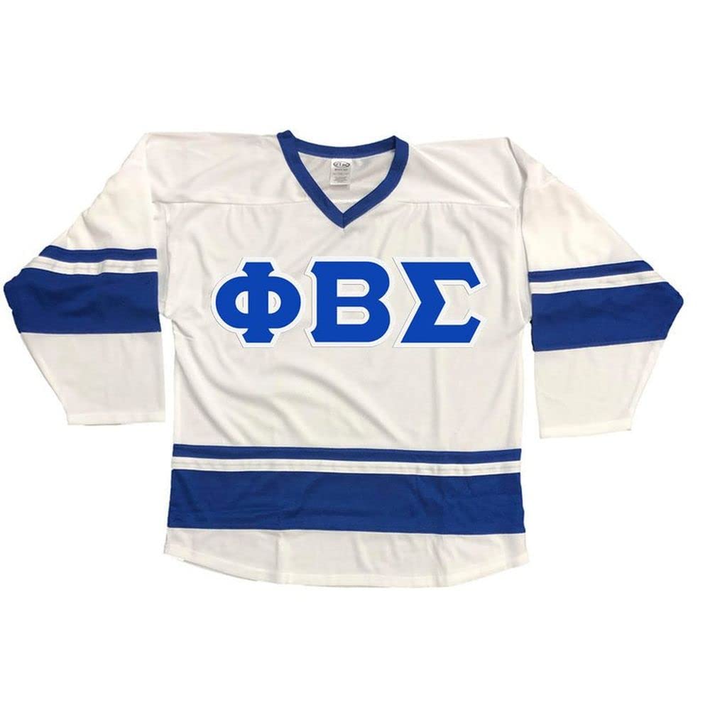 Phi Beta Sigma Breakaway Lettered Hockey Jersey - Custom Greek Fraternity Apparel for Sports & Events