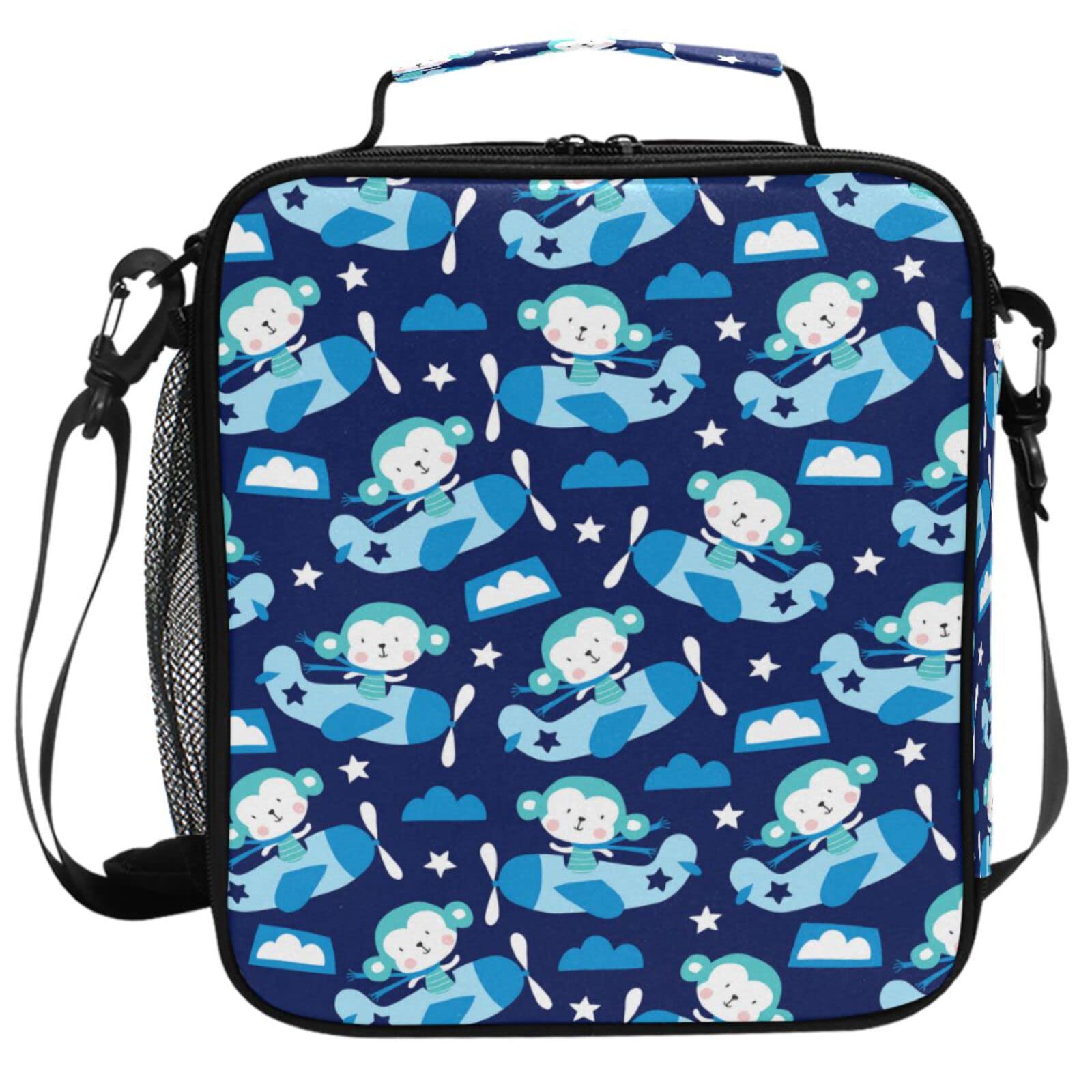 ZZXXB Insulated Lunch Bag - Reusable Thermal Cooler Tote with Shoulder Strap for School, Work, Picnic & Outdoor Travel | Leakproof Food Container for Students & Adults