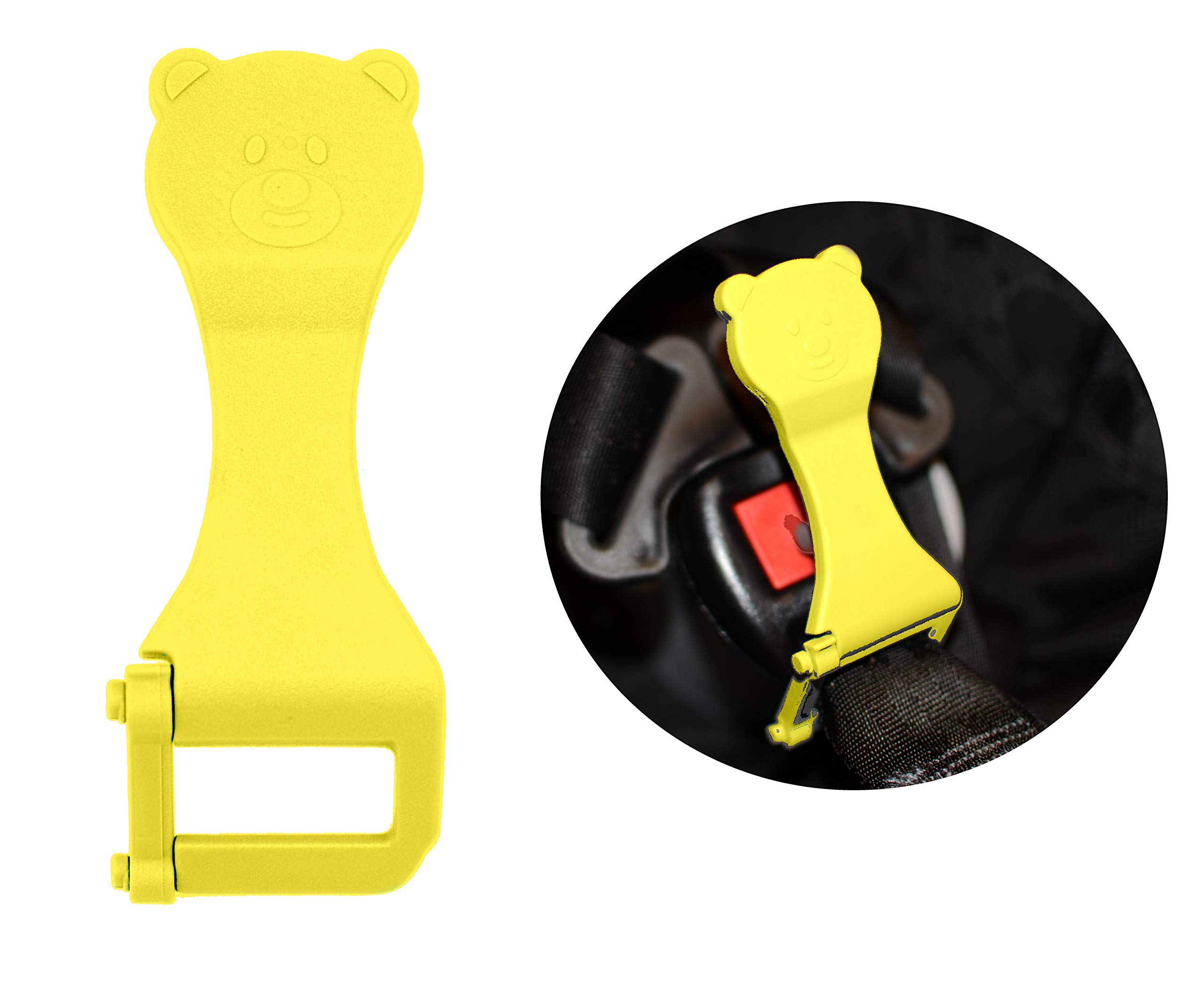 Bear Buddy Unbuckle Assistant Tool (Yellow) - Easy Car Seat Buckle Release for Kids & Seniors - Perfect for Parents, Caregivers, and Travelers