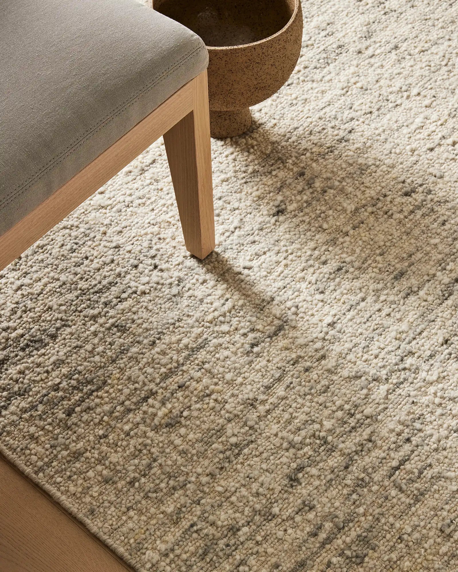 Premium Henley Rug Pelican - Soft & Durable Handmade Area Rug for Living Room, Bedroom, or Office - Coastal & Boho Home Decor