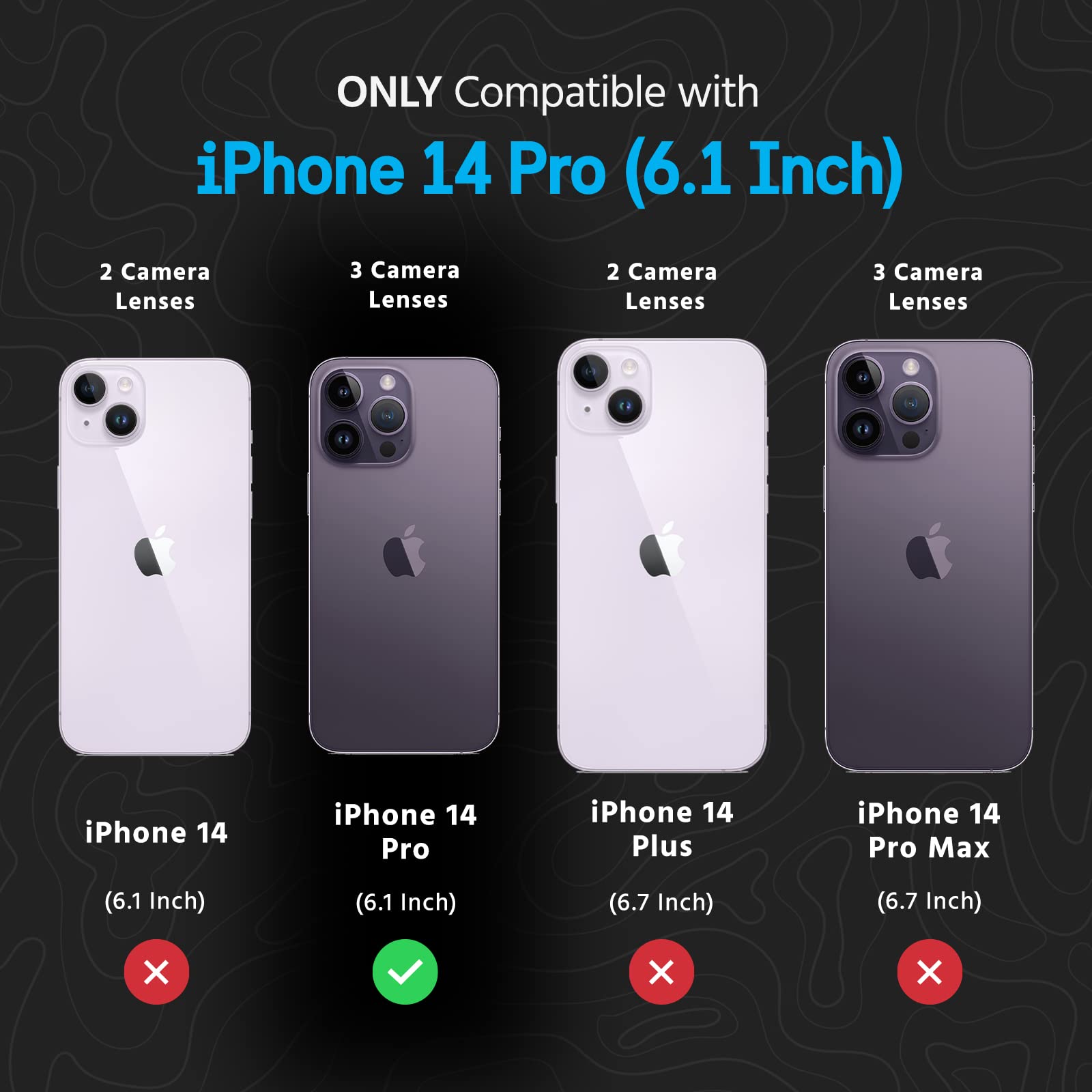 Pelican Voyager Series iPhone 14 Pro Case 6.1