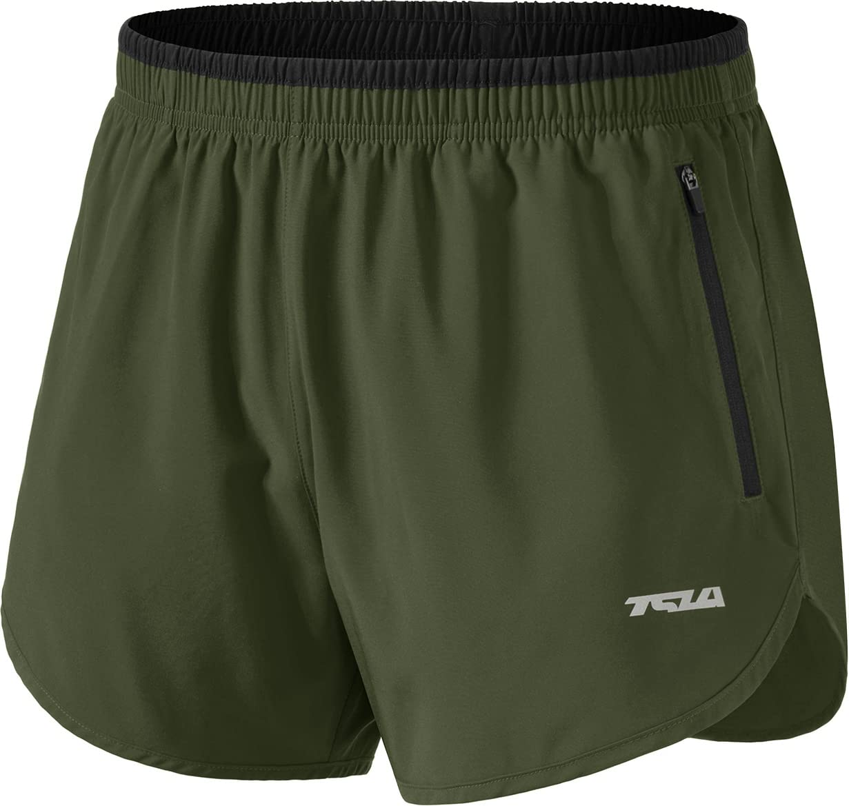 TSLA Men's 3 Inch Quick Dry Running Shorts - Breathable Mesh Workout Shorts for Jogging, Gym & Marathon Training - Perfect for Outdoor Sports & Summer Activities