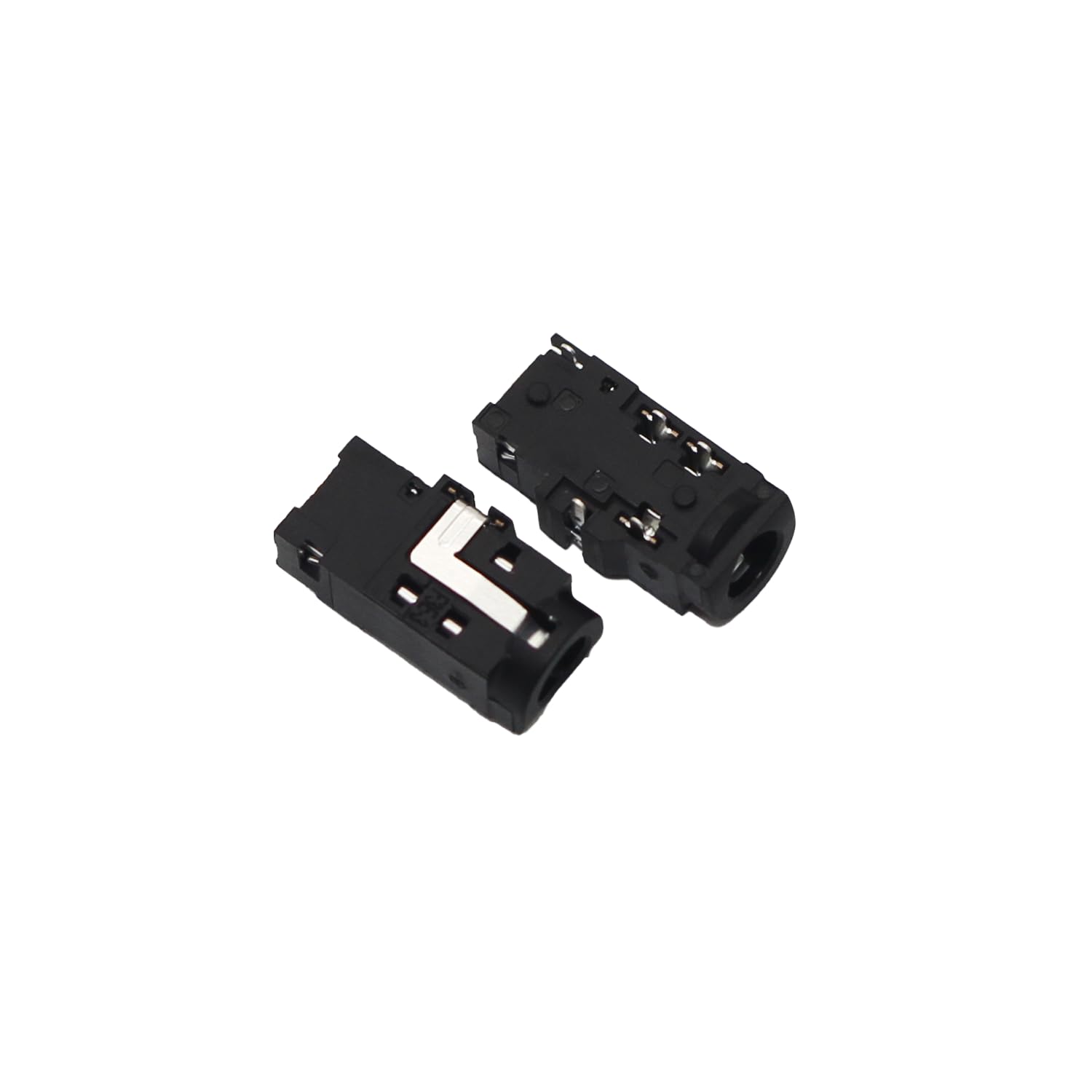 2-Pack Replacement 3.5mm Headphone Jack Port Socket for Nintendo Switch Console - Repair Part for Audio Port Fix - Perfect for Gaming, Streaming & Travel Use