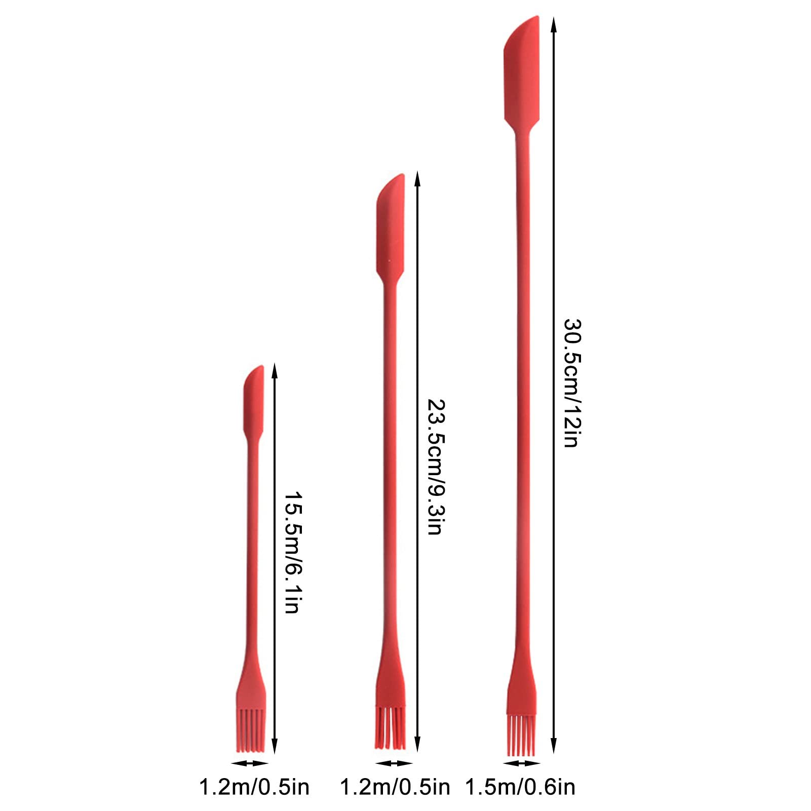 Onprix Mini Silicone Scraper Set - Reusable Tiny Rubber Spoon Scooper Tool for Cosmetics & Beauty Products | Perfect for Getting the Last Drop from Jars, Bottles & Tubes | Ideal for Makeup, Skincare & Haircare Applications