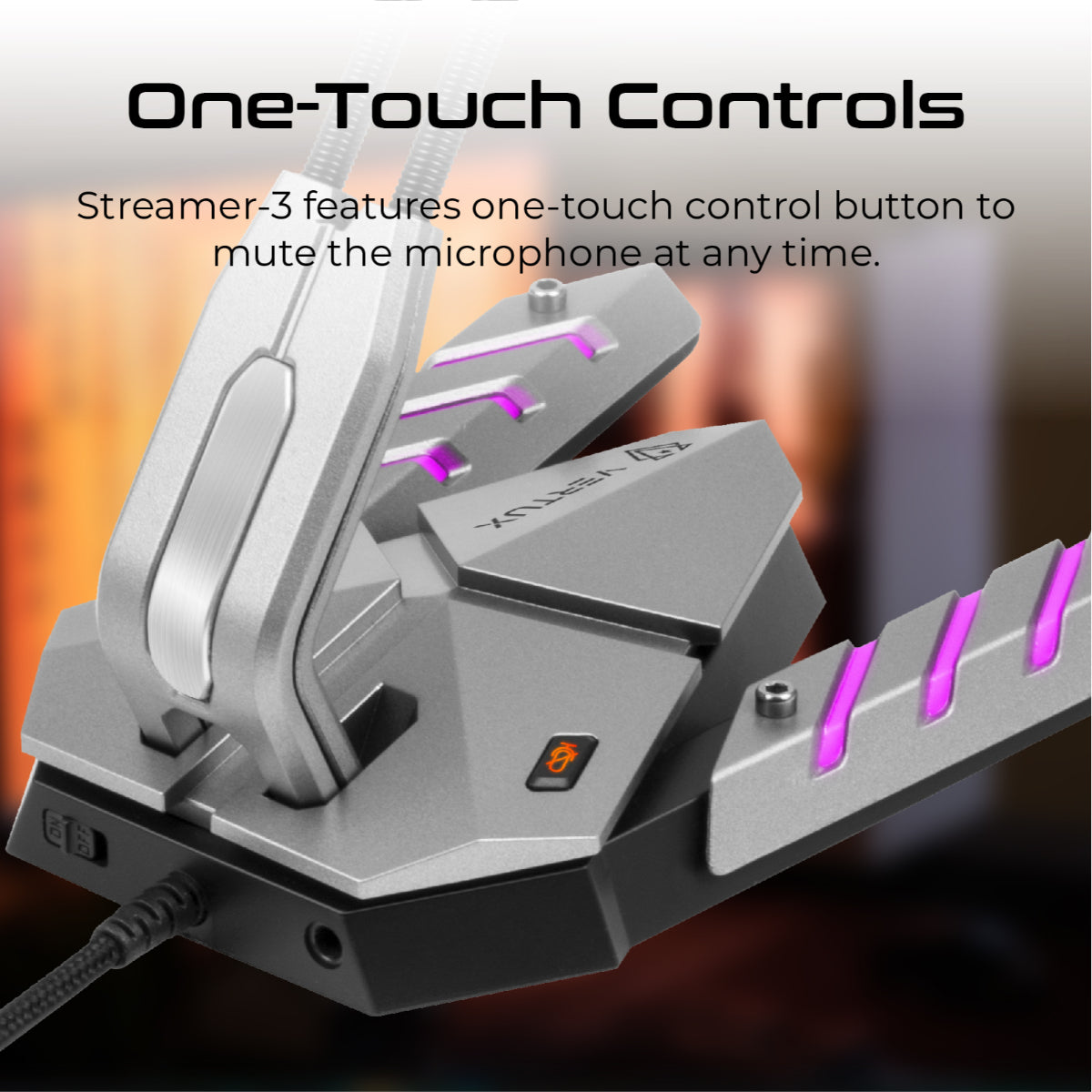 Premium Noise-Canceling Gaming Microphone with High-Intensity Anti-Vibration - Perfect for Streamers, Podcasters & Competitive Gamers