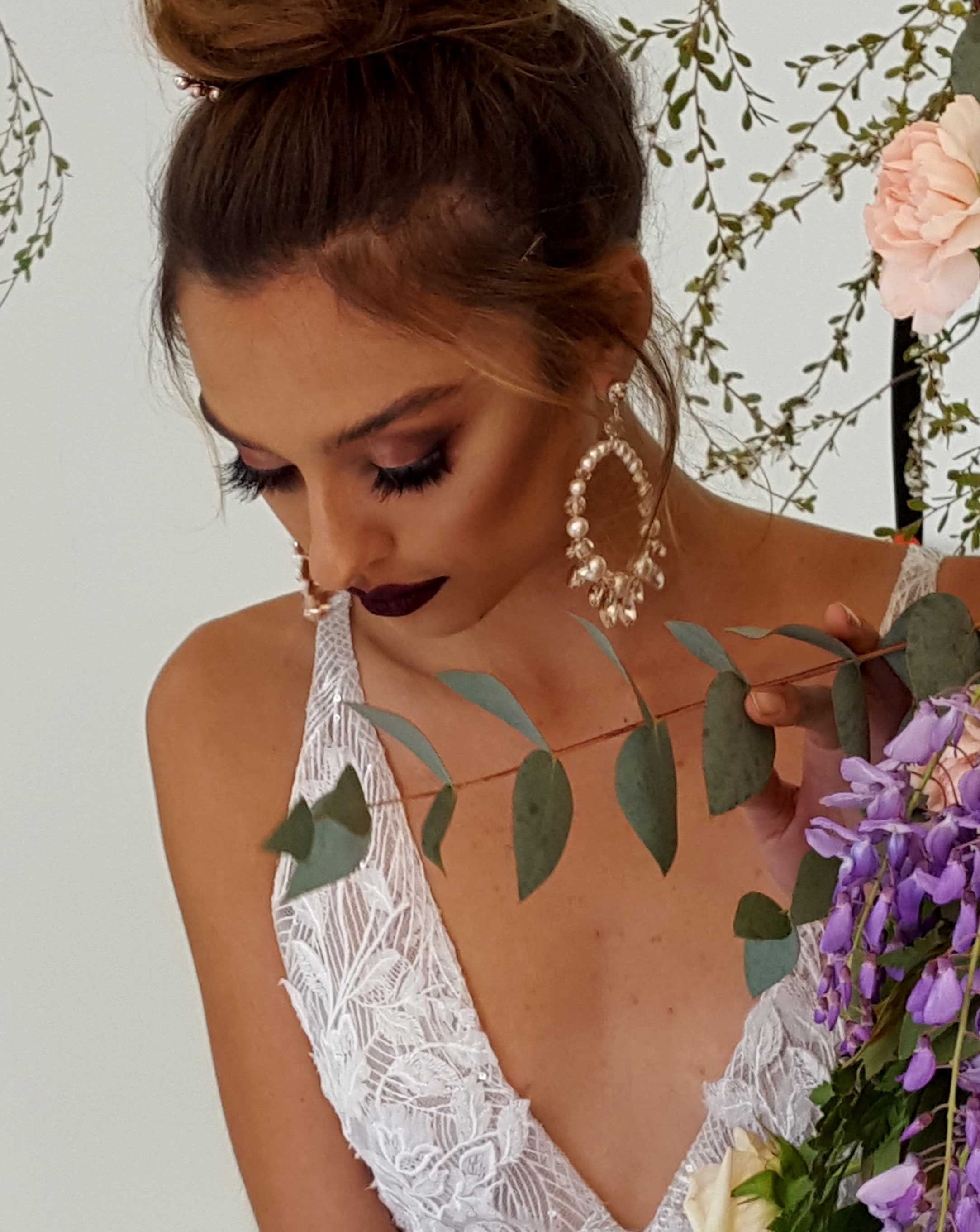 Bridal Earrings | Bohemian Hoop Earrings by Kezani Amaani – Perfect for Weddings, Boho Chic Outfits & Special Occasions