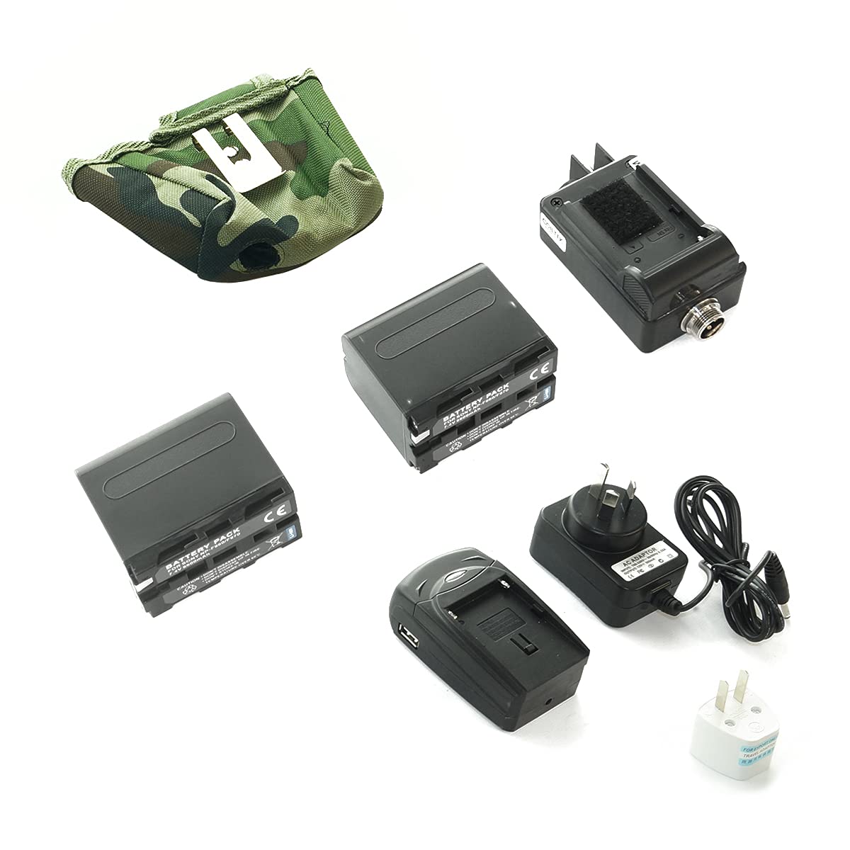 Lithium-Ion Switchable Regulator Kit with 2 Rechargeable Batteries - Perfect for DIY Electronics, Solar Projects, and Portable Power Solutions