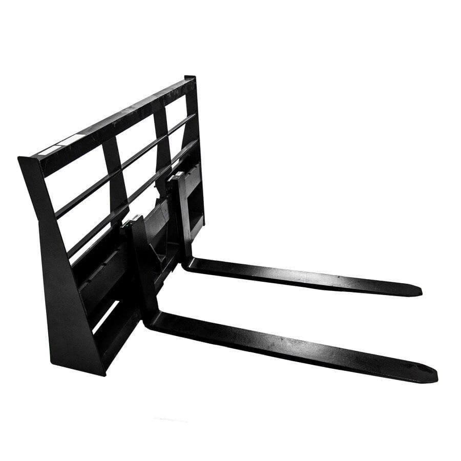Heavy Duty Bale Spear Skid Steer Pallet Forks Attachment for Hay Bales & Farm Equipment - Perfect for Agriculture, Livestock Feeding & Material Handling