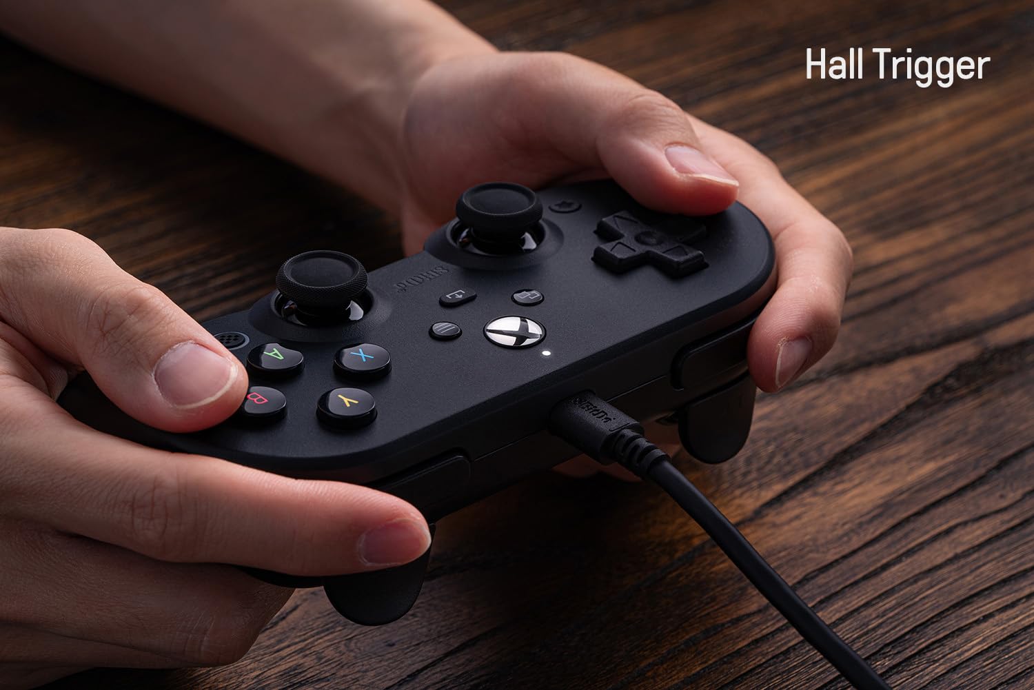 8Bitdo Pro 2 Wired Gaming Controller - Hall Effect Joysticks & Triggers, Back Buttons, 3.5mm Audio Jack, Mic Mute - Officially Licensed for Xbox Series X|S, Xbox One, Windows 10/11 (Black) | Perfect for Competitive Gaming & Streaming