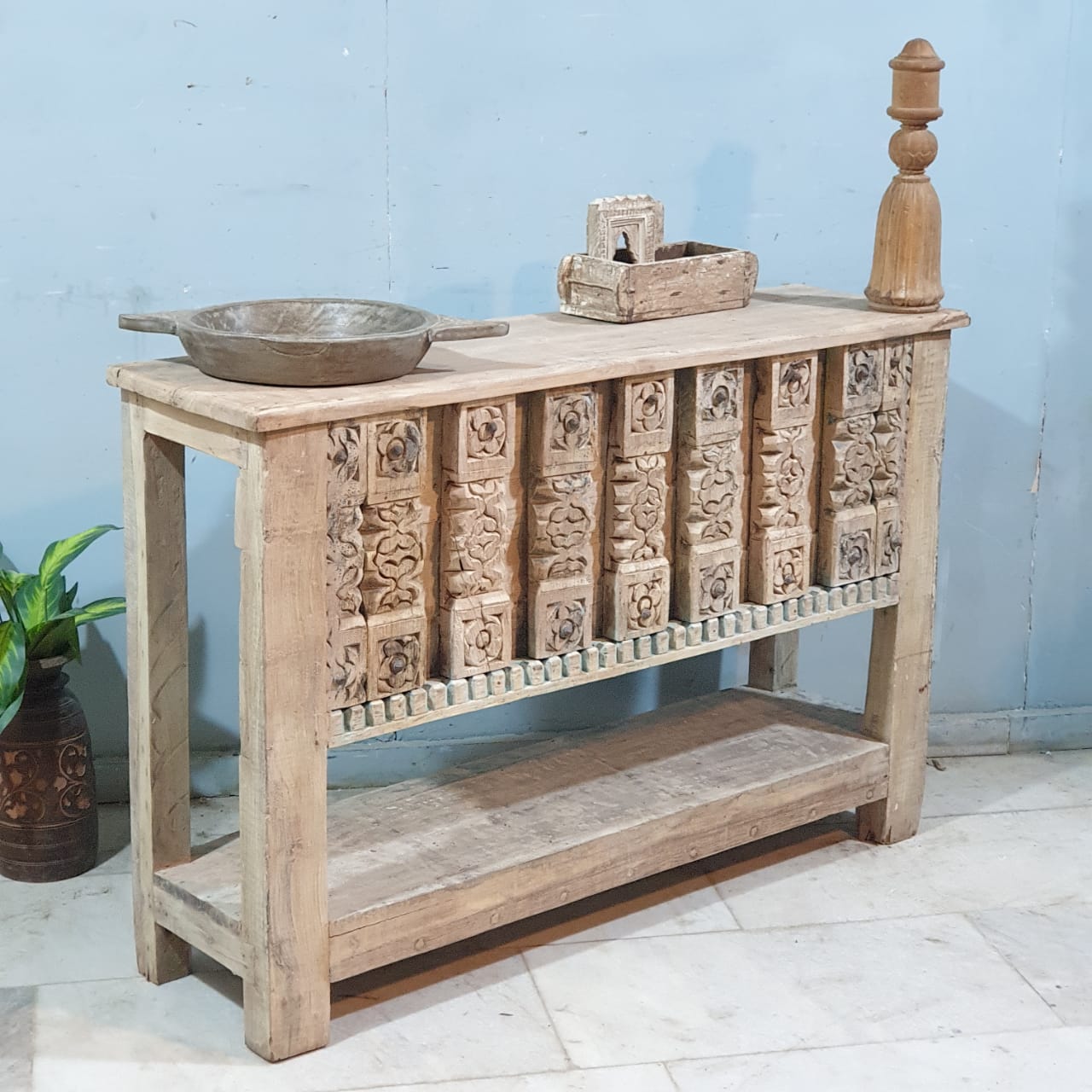 Handmade Solid Hardwood Console Table - 55