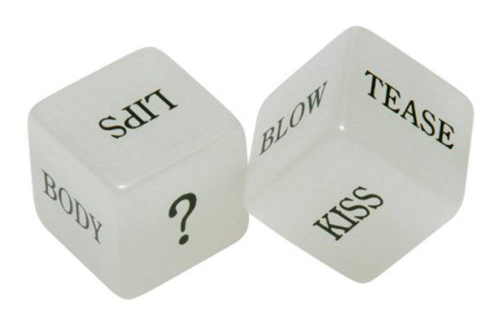 Glow in The Dark Erotic Sex Dice for Couples - Romantic Game for Bedroom Fun & Adult Intimacy Enhancement