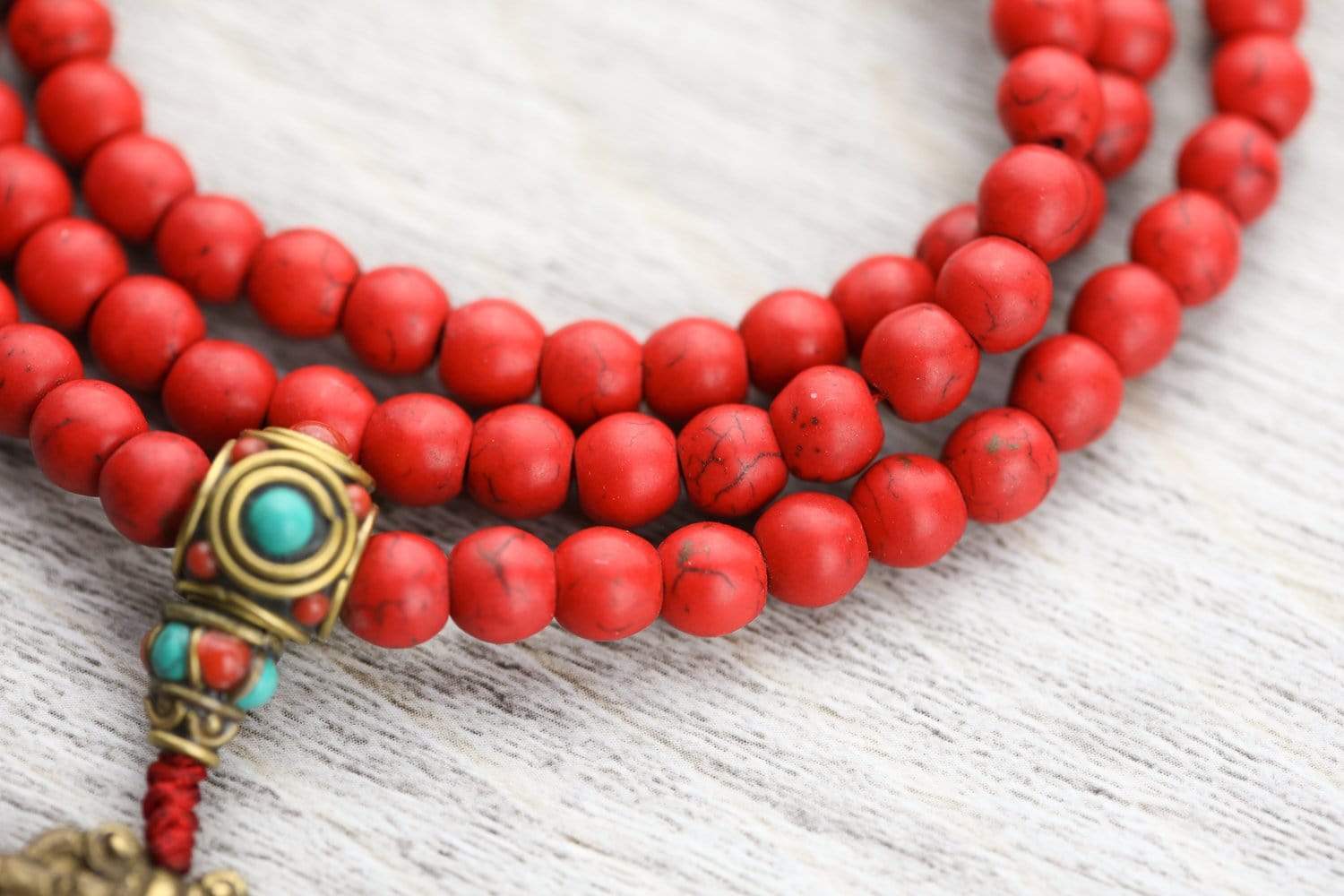 Authentic Tibetan Mala Prayer Beads - 108 Buddhist Meditation Beads for Stress Relief & Mindfulness - Perfect for Yoga, Meditation & Spiritual Practice