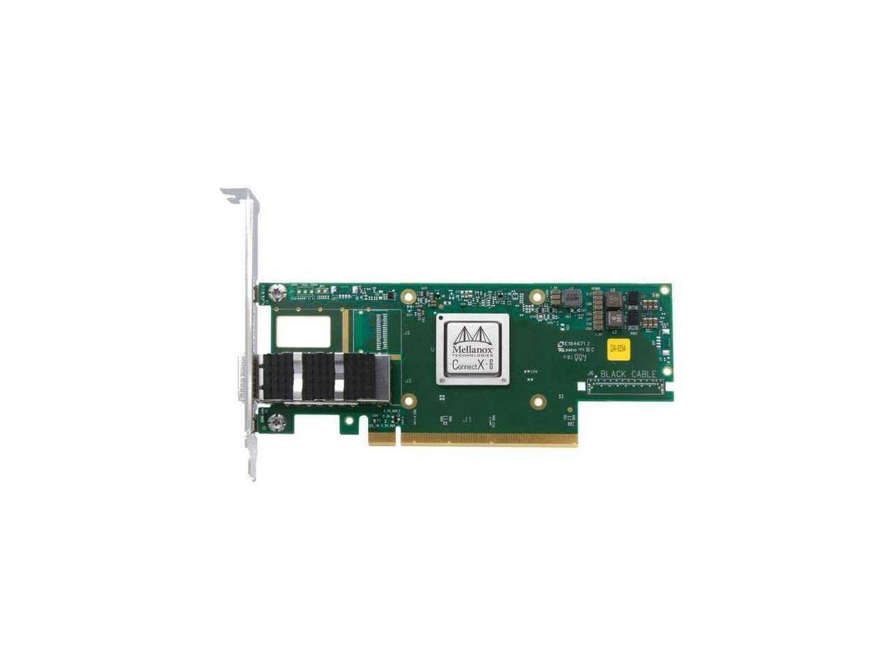 Mellanox ConnectX-6 VPI 100Gigabit Ethernet Network Adapter Card - High-Speed Server & Data Center Networking Solution for Cloud Computing and AI Workloads